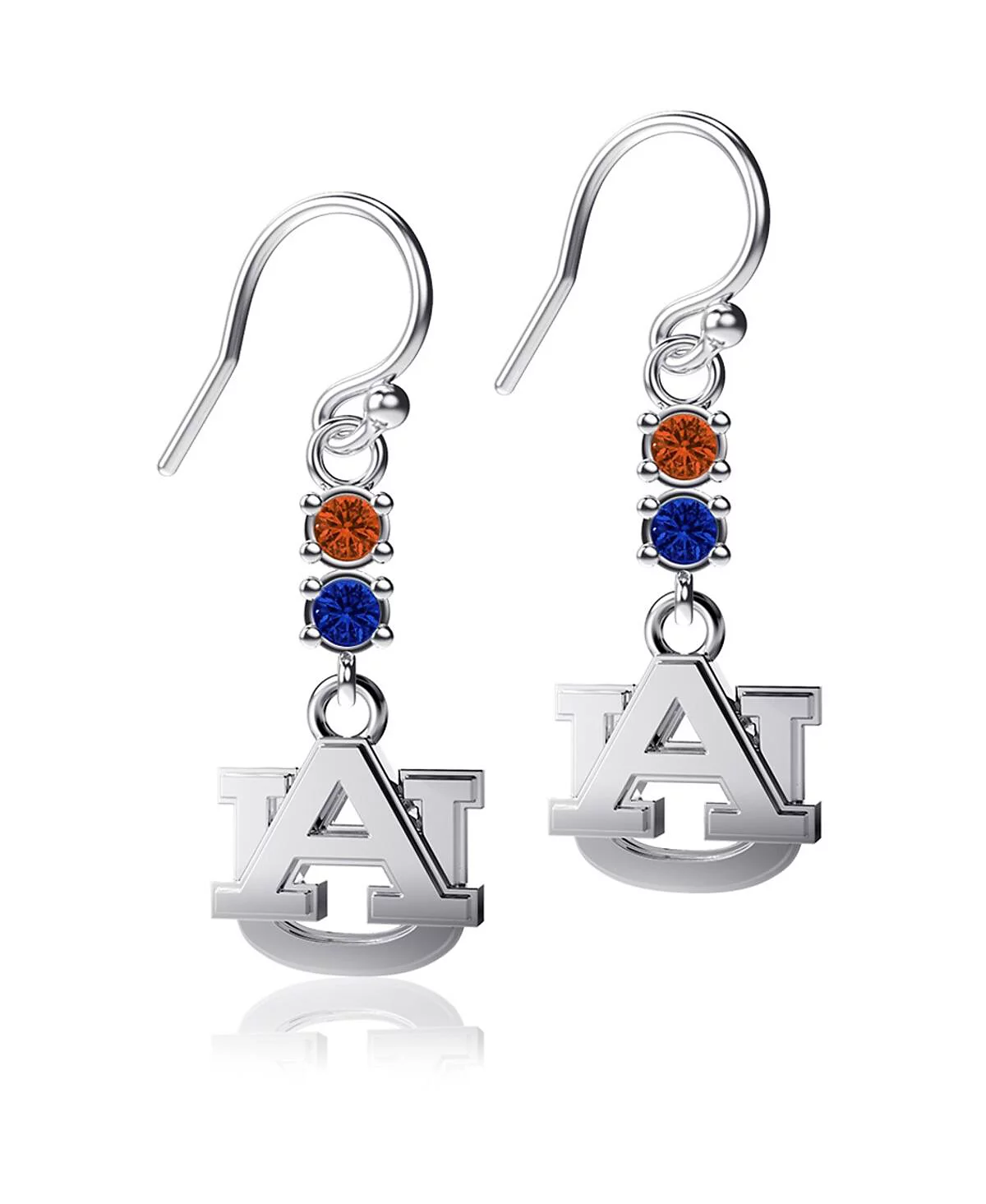 Women's Dayna Designs Auburn Tigers Dangle Crystal Earrings