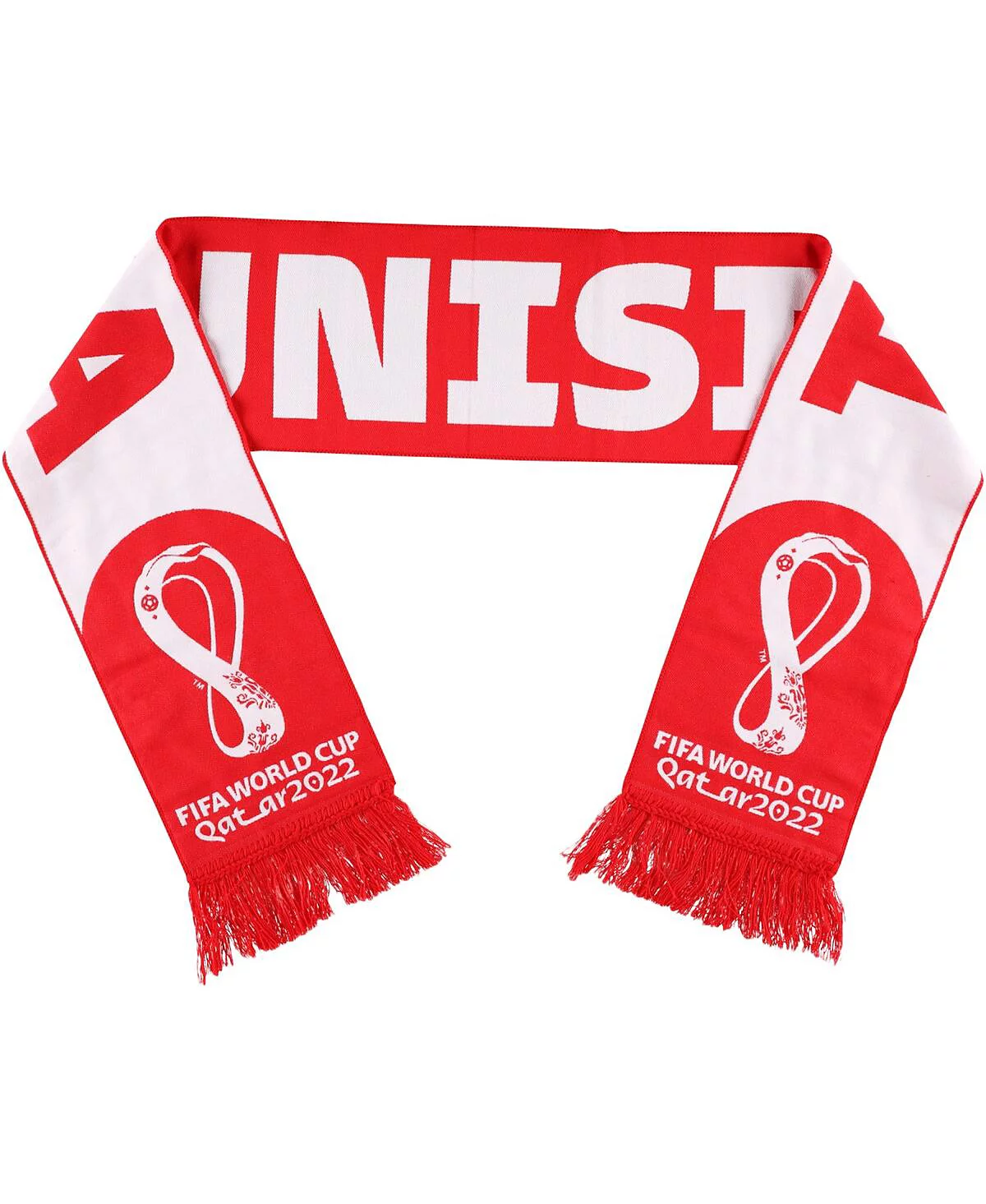 Men's and Women's Tunisia National Team 2022 FIFA World Cup Qatar Scarf