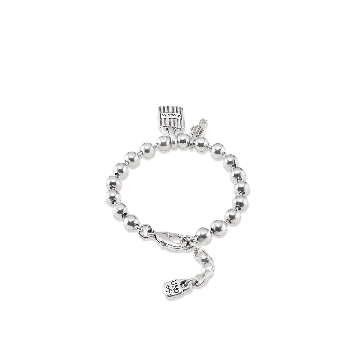 UNOde50 Padlock and Key Charms Bracelet 26590₽