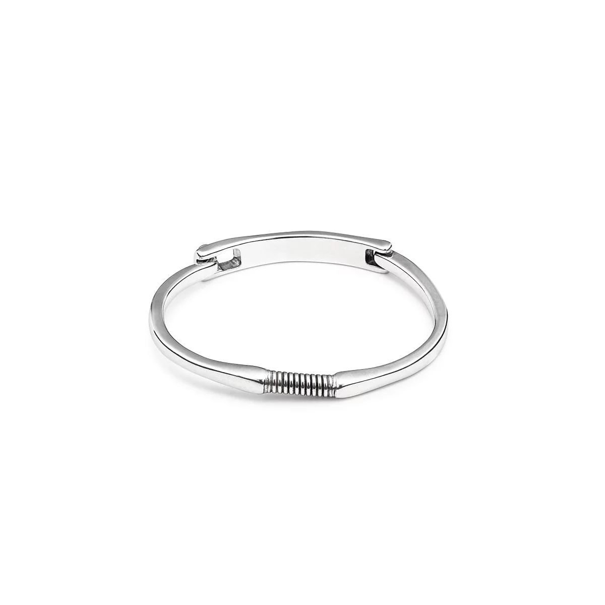 UNOde50 Rigid Sterling Silver Beret Clasp Rigid Bracelet 26590₽
