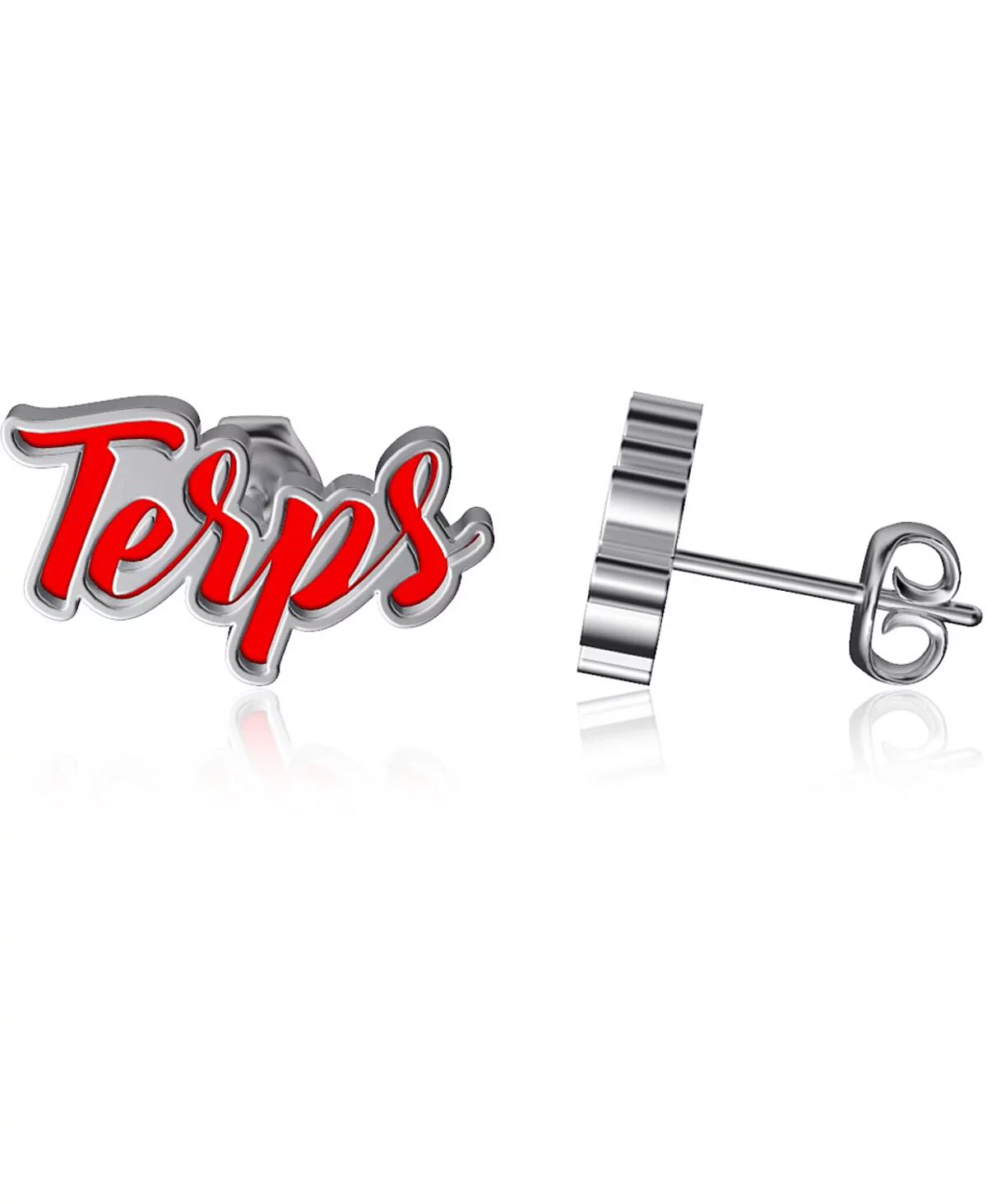 Womens Dayna Designs Maryland Terrapins Enamel Post Earrings 7790₽