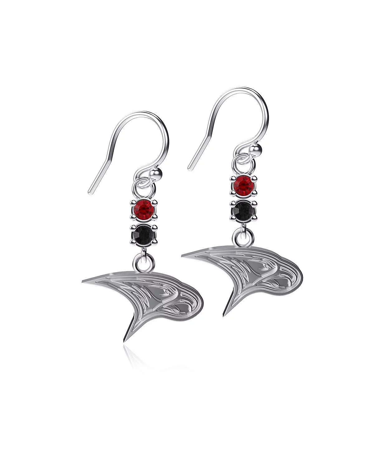 Womens Dayna Designs North Carolina Central Eagles Dangle Crystal Earrings 8590₽