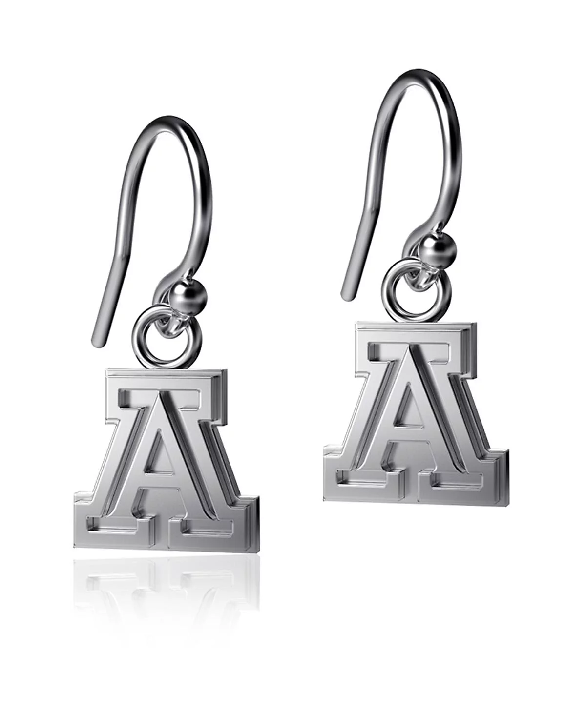 Женские серебряные серьги на крючках Dayna Designs Arizona Wildcats