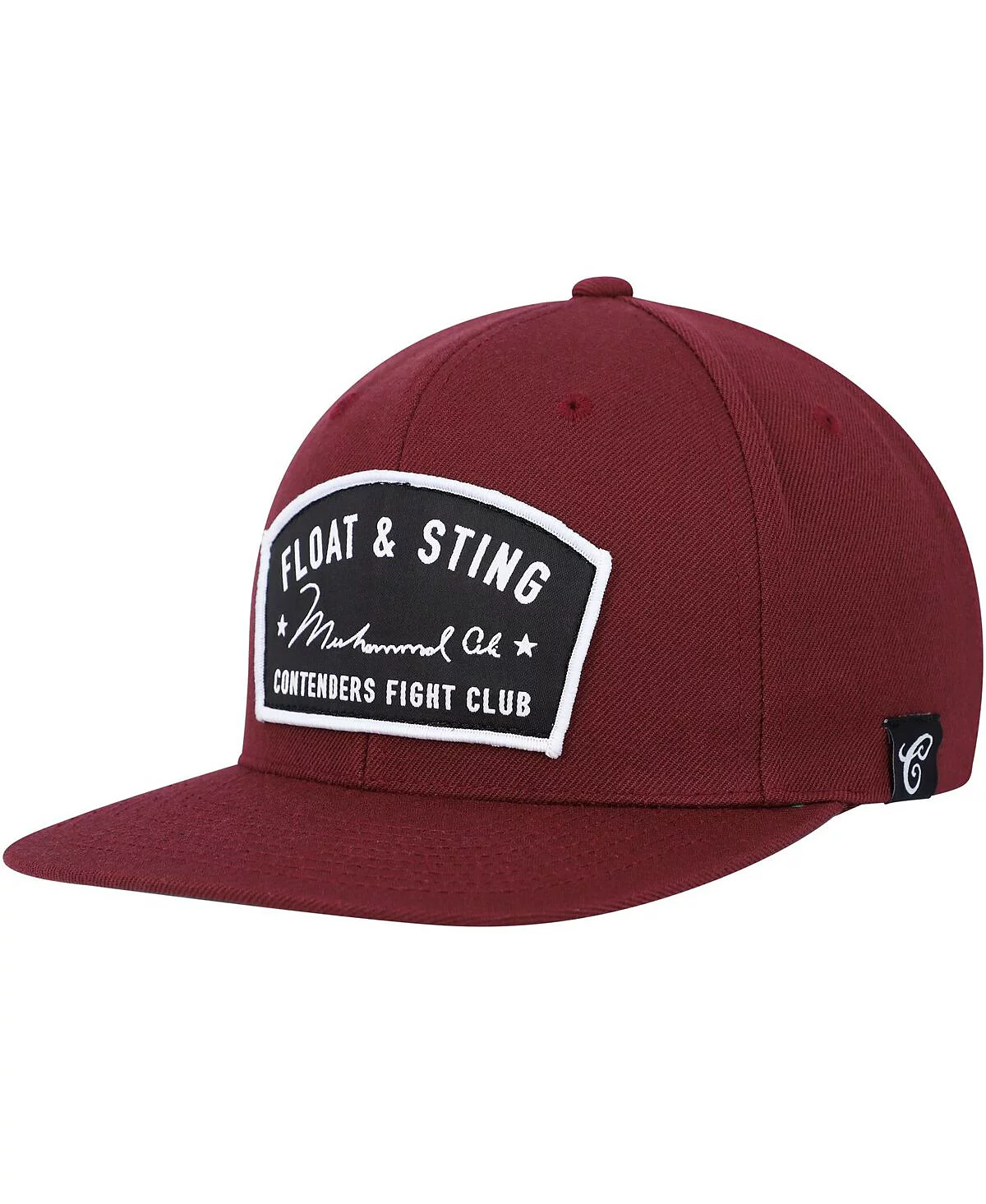 Мужская и женская одежда Contenders Темно-бордового цвета кепка Muhammad Ali Float и Sting Snapback 5690₽
