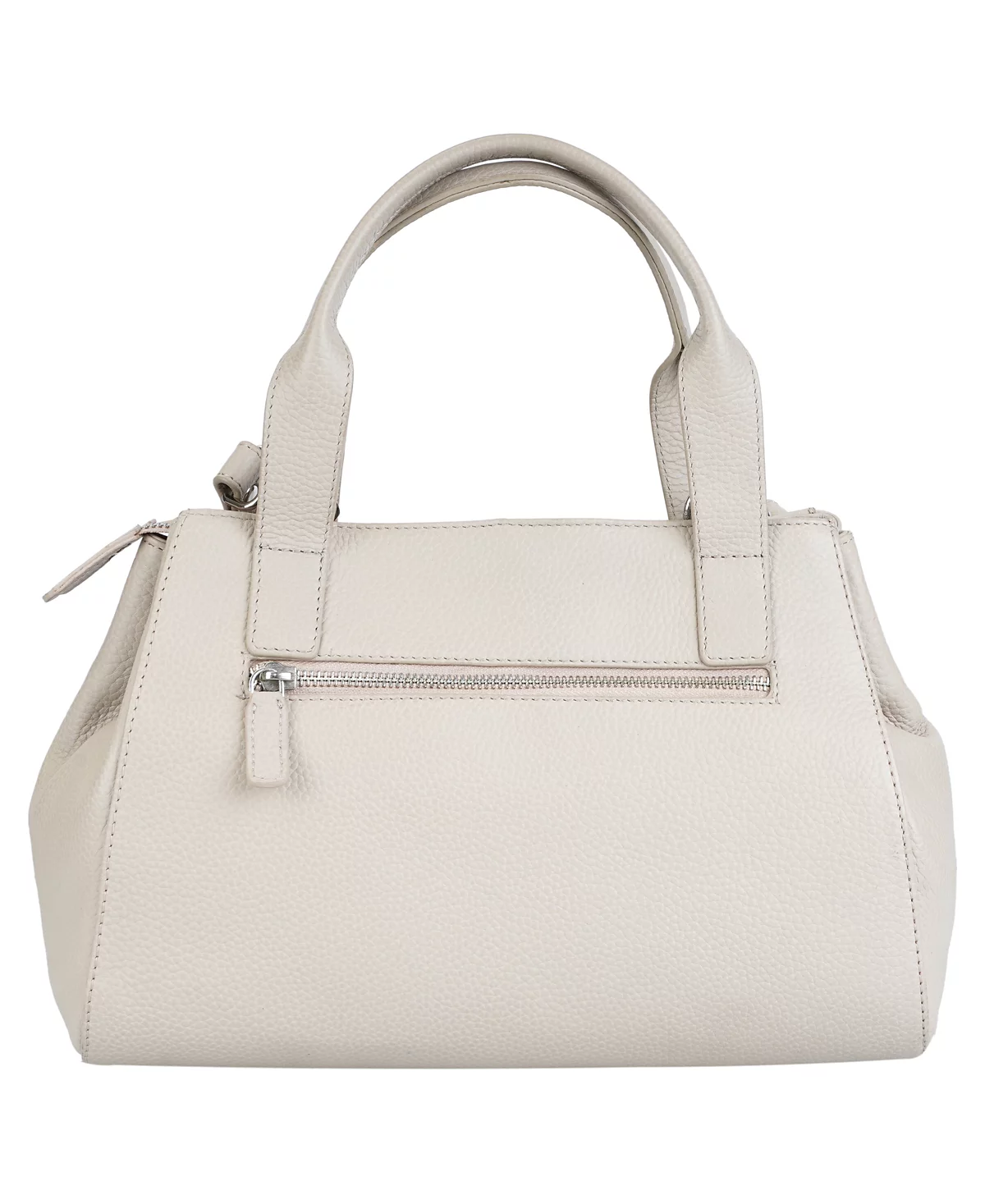 Кожаная сумочка на молнии с верхним краем из коллекции Mancini с галькой Genevieve 17090₽