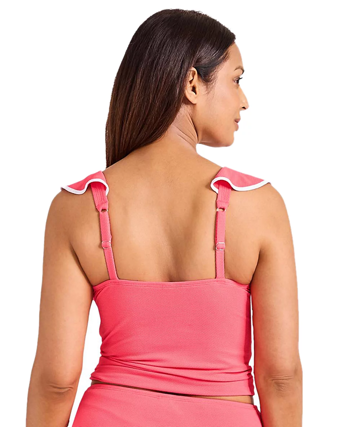 Топ-танкини Tommy Bahama Women's Cabana с оборками на животе и регулируемой талией