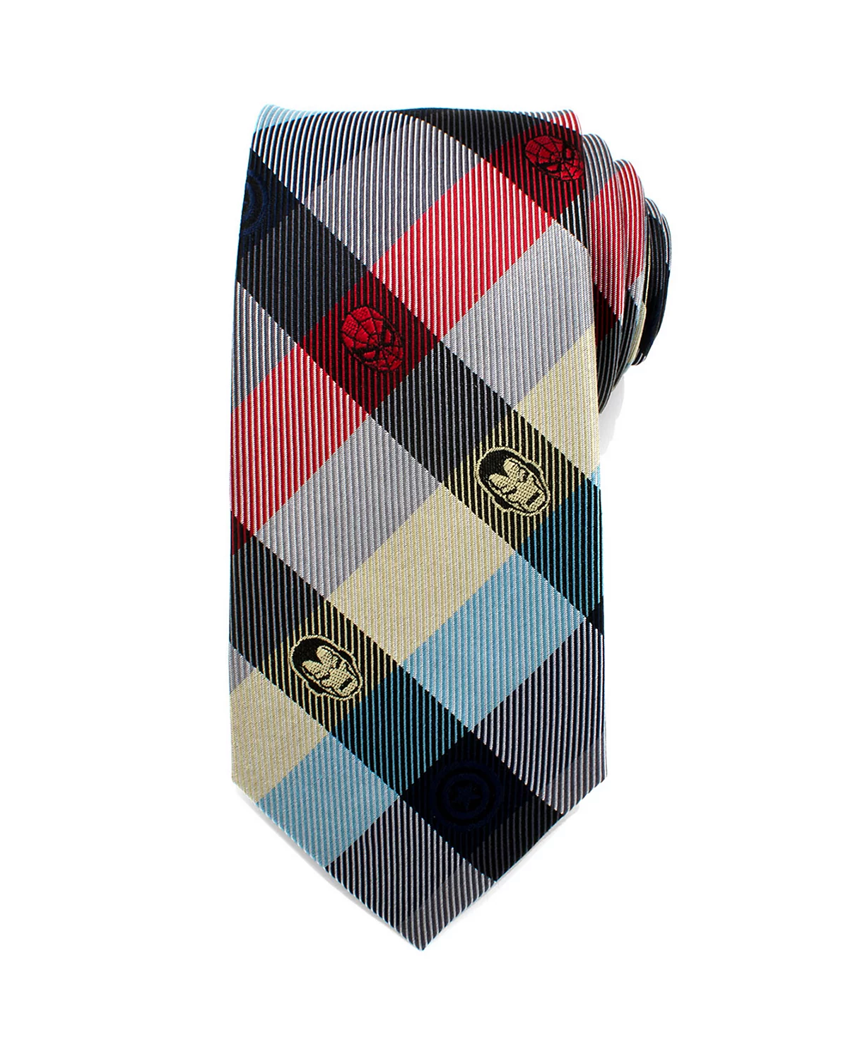 Marvel Comics Plaid Mens Tie 12190₽