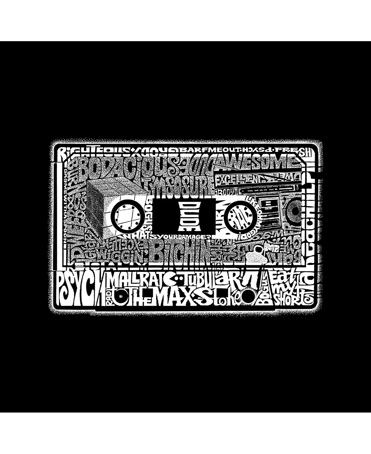 LA Pop Art Word Art The 80s Crewneck Sweatshirt 7590₽