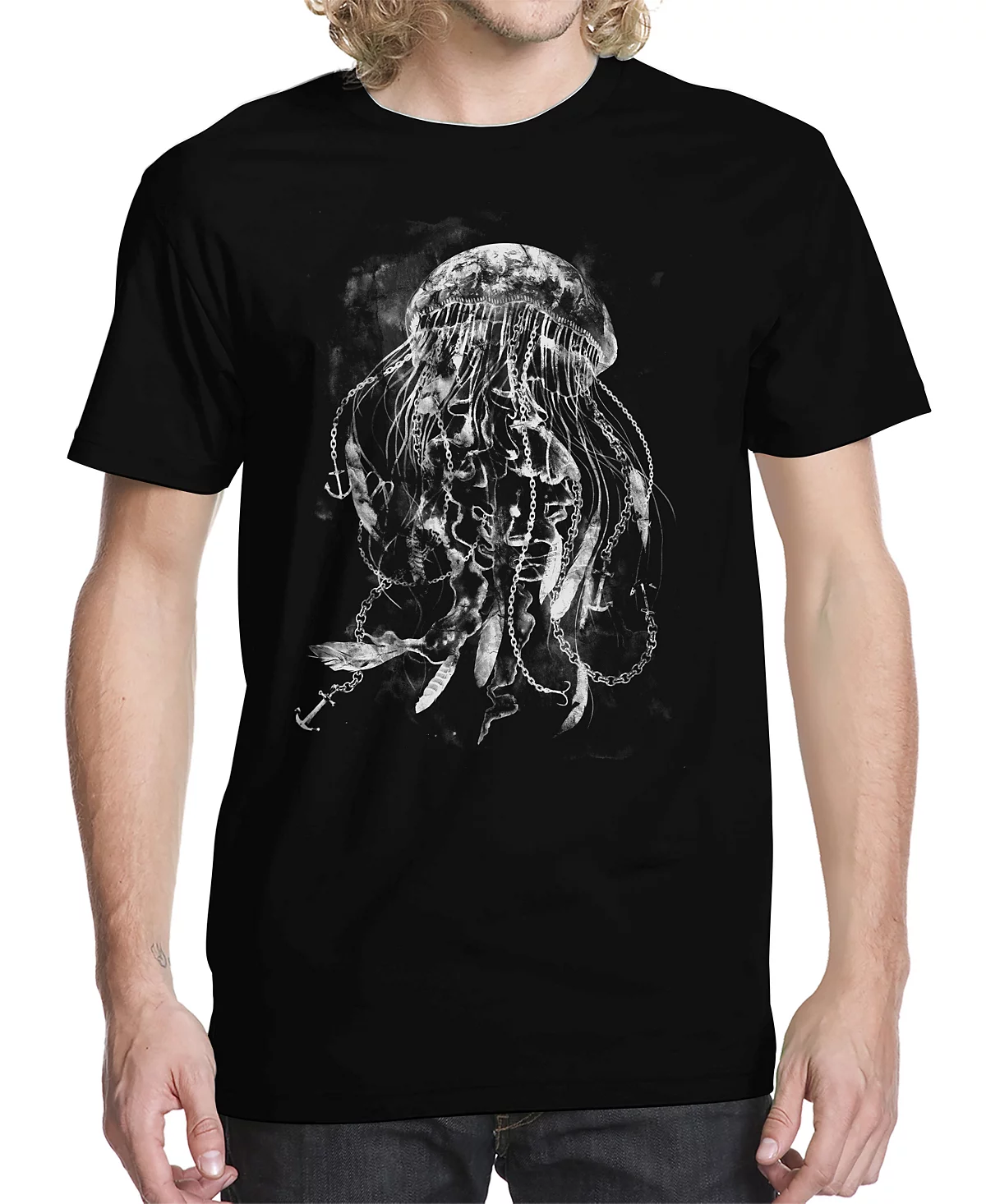 Mens Lifes A Trap Graphic T-shirt 4790₽