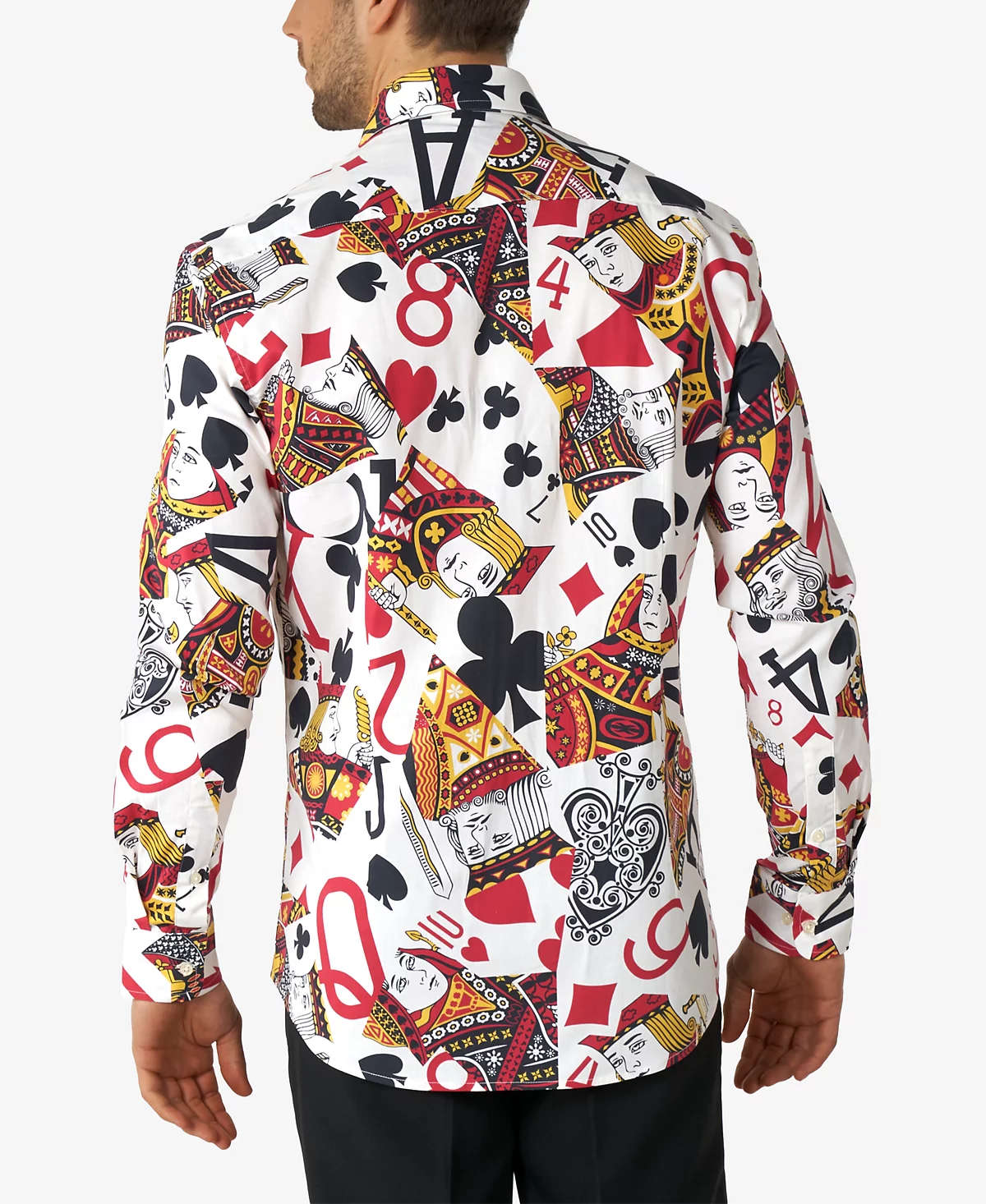 OppoSuits Mens Printed Theme Party Shirts For Men 7590₽