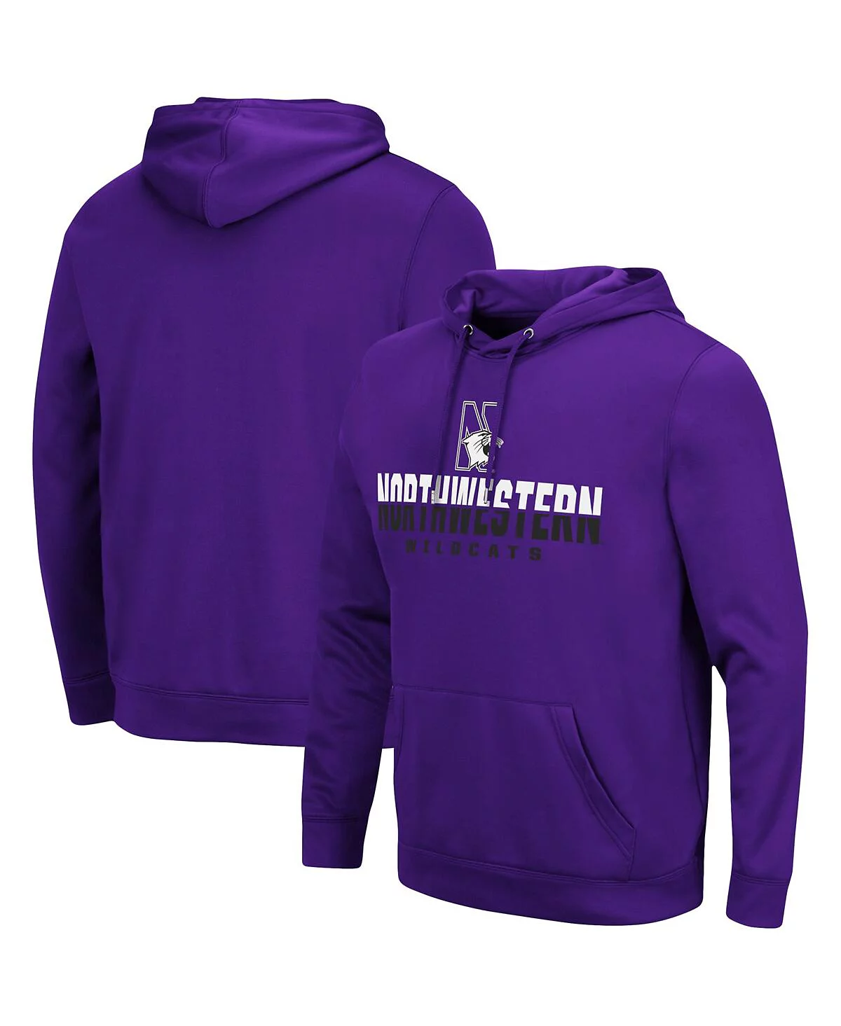 Mens Colosseum Purple Northwestern Wildcats Lantern Pullover Hoodie 8590₽