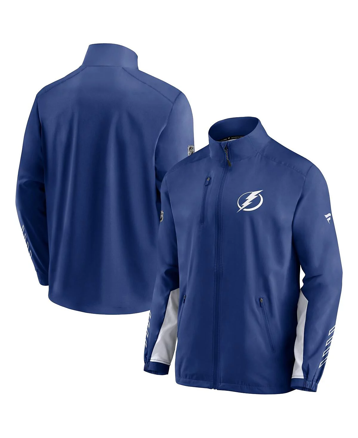 Mens Fanatics Blue Tampa Bay Lightning Authentic Pro Locker Room Rinkside Full-Zip Jacket 17690₽