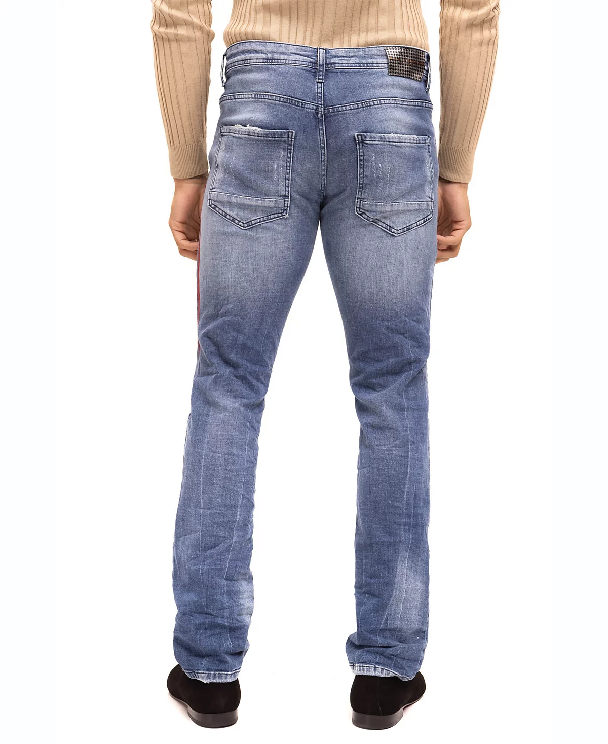 RON TOMSON Mens Modern Stripe Denim Jeans 34290₽