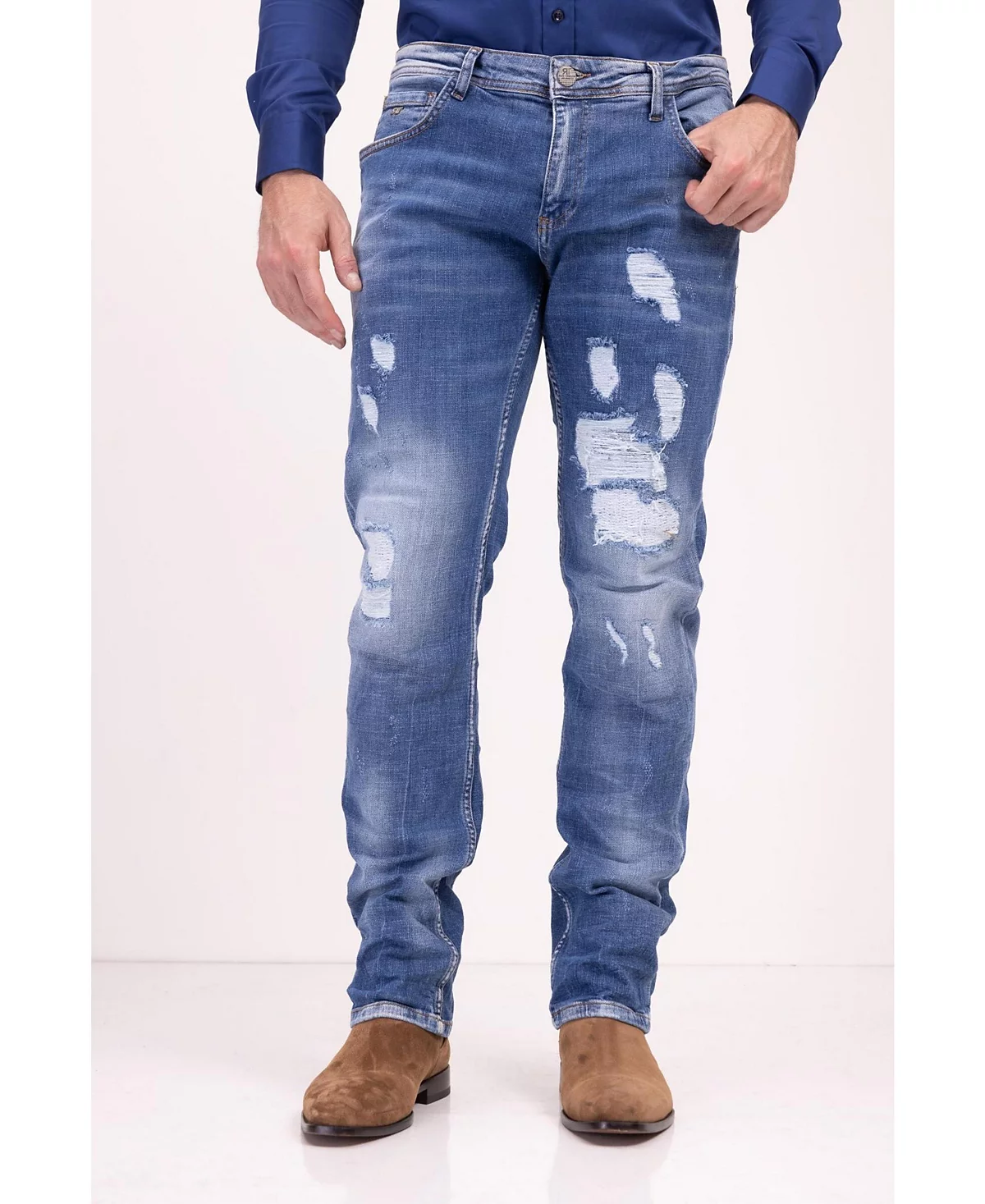 RON TOMSON Mens Modern Sanded Denim Jeans 30490₽
