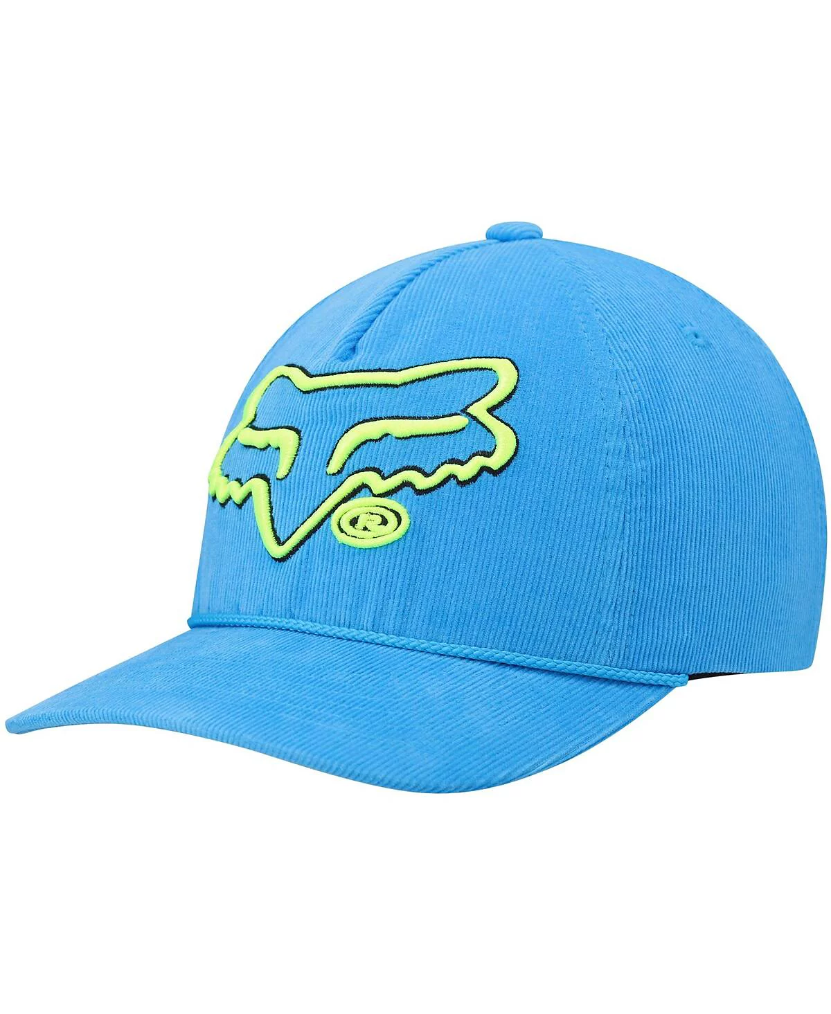 Mens Blue Fox Racing Brushed Snapback Hat 6690₽