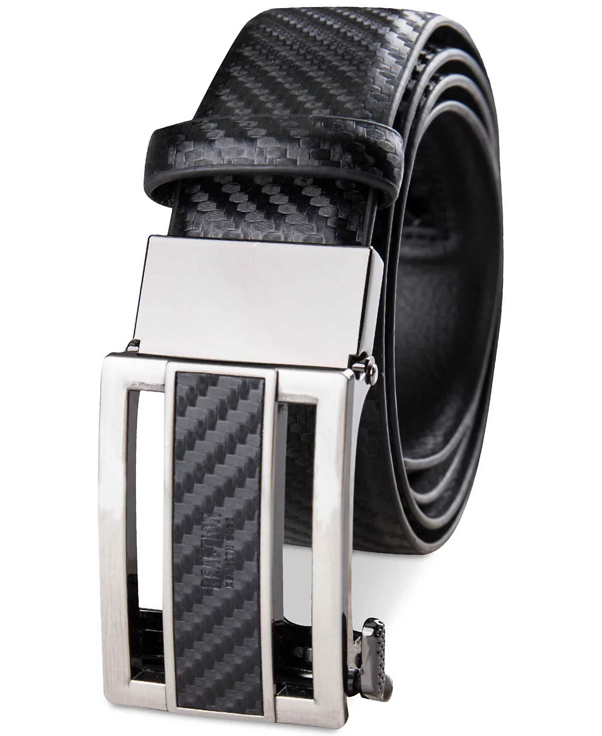 Kenneth Cole Reaction Mens Faux Leather Inlay Track Belt 5990₽
