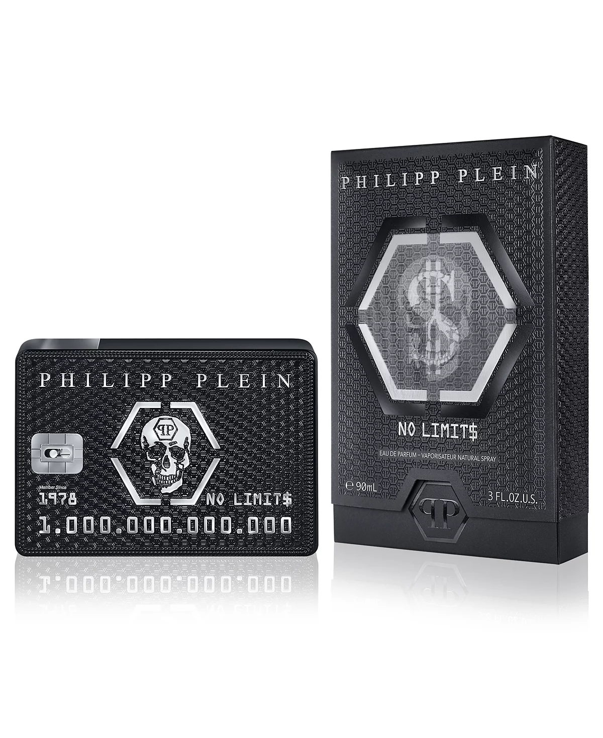 Philipp Plein No Limit Парфюмированная вода в спрее, 3,0 унции