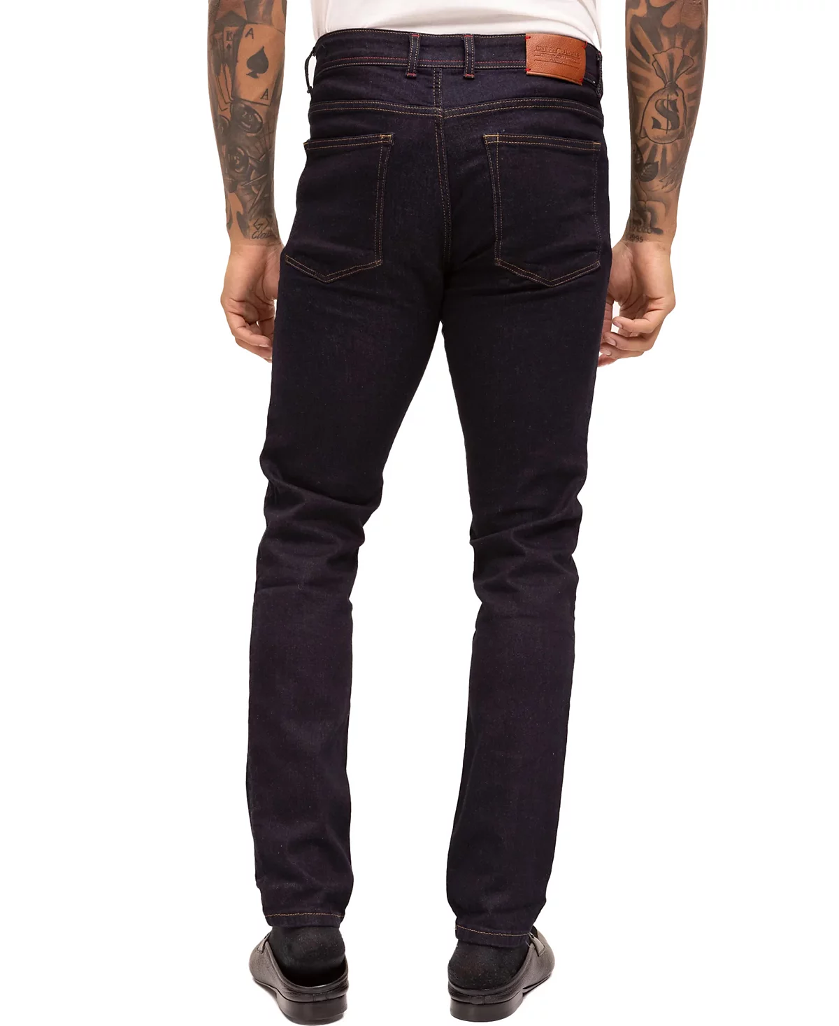 RON TOMSON Mens Modern Contrast Stitch Zip Fly Jeans 20790₽