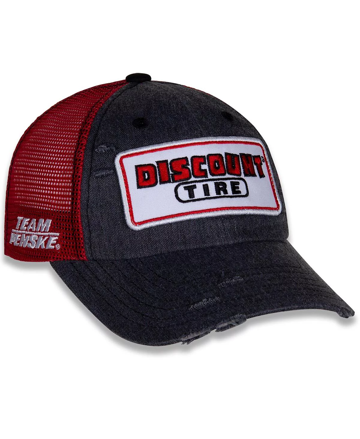 Men's Team Penske Black Austin Cindric Retro Patch Snapback Adjustable Hat