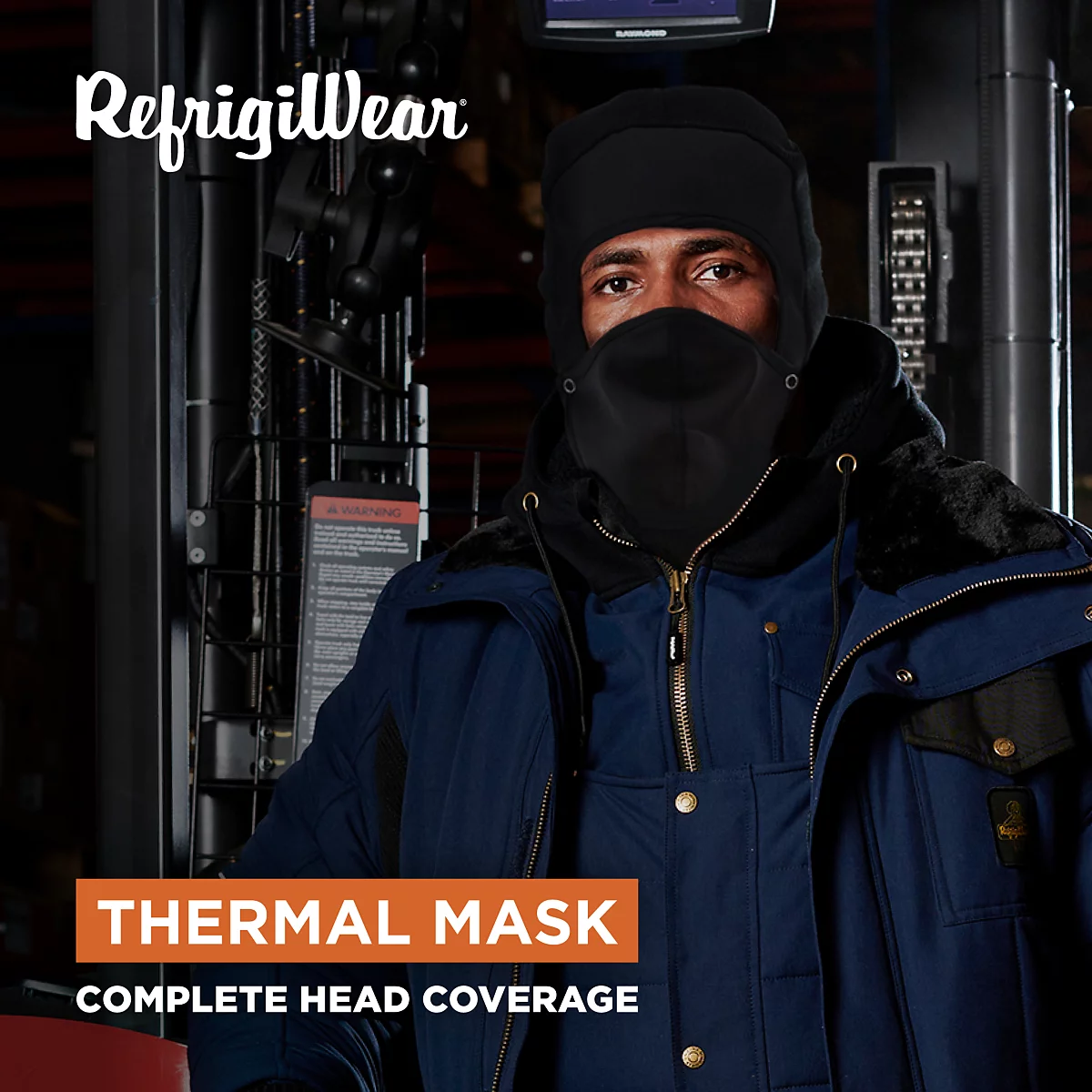 RefrigiWear Mens Thermal Face Mask - Insulated Breathable Cold Weather Protection Balaclava 4690₽