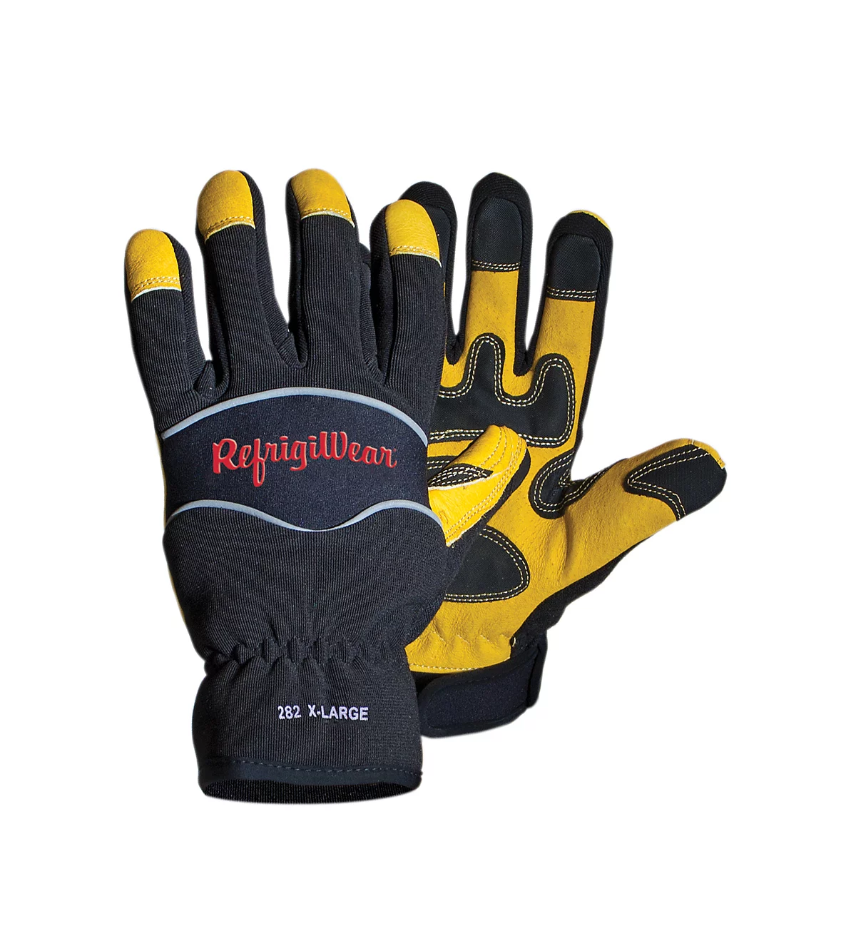Мужские теплые рабочие перчатки RefrigiWear из трикотажа на подкладке с волокнистым наполнителем отличающиеся высокой ловкостью 7290₽
