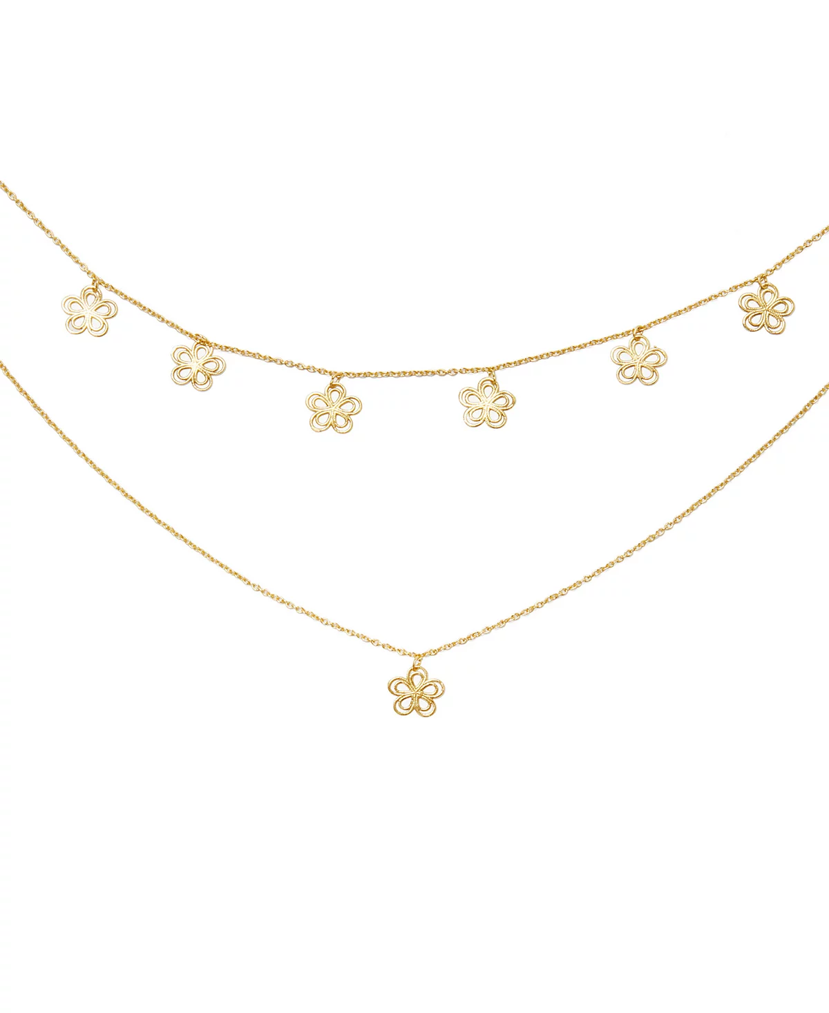 Многослойное ожерелье 