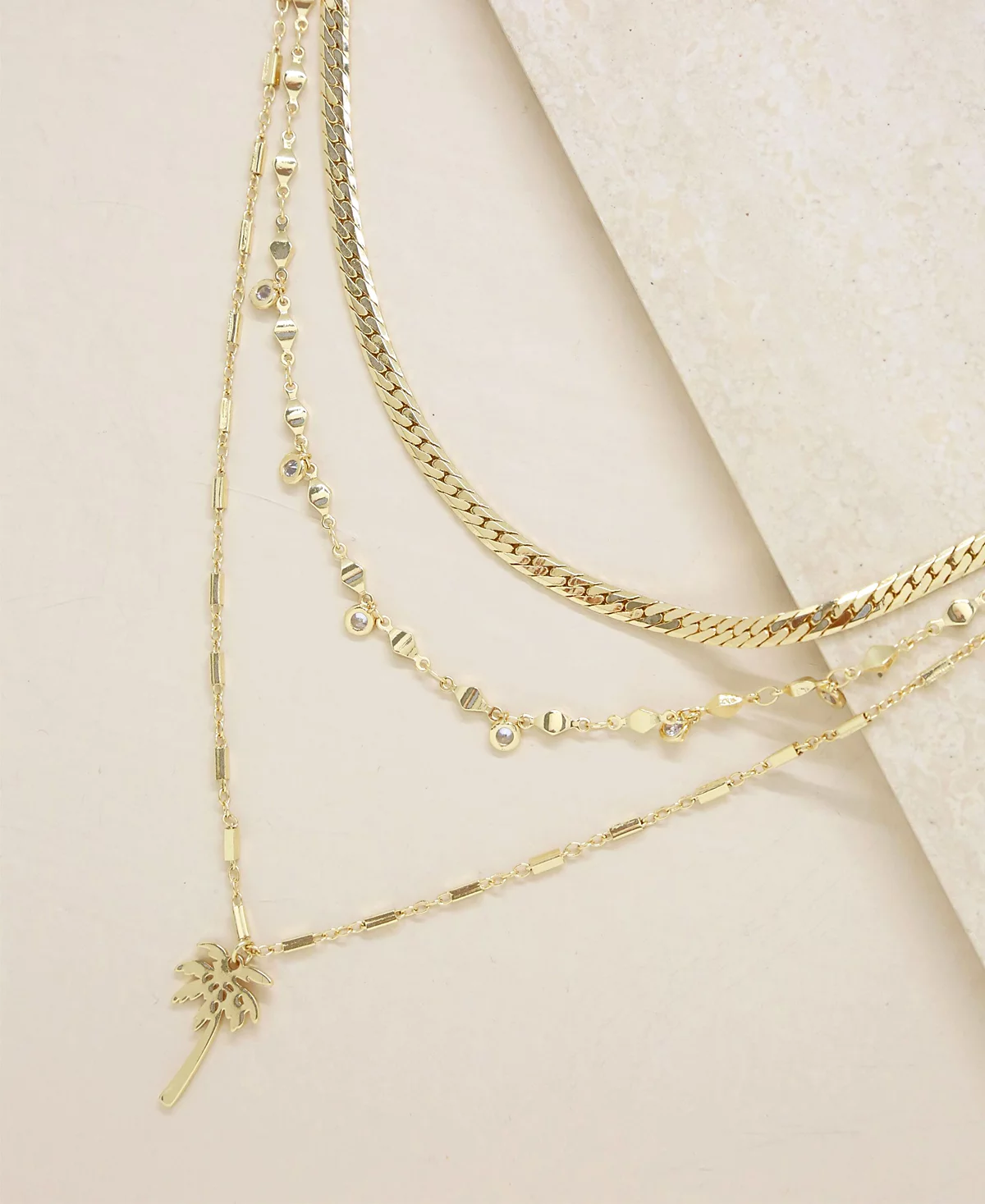 Многослойное ожерелье ЭТТИКА Уэст Палм 10490₽