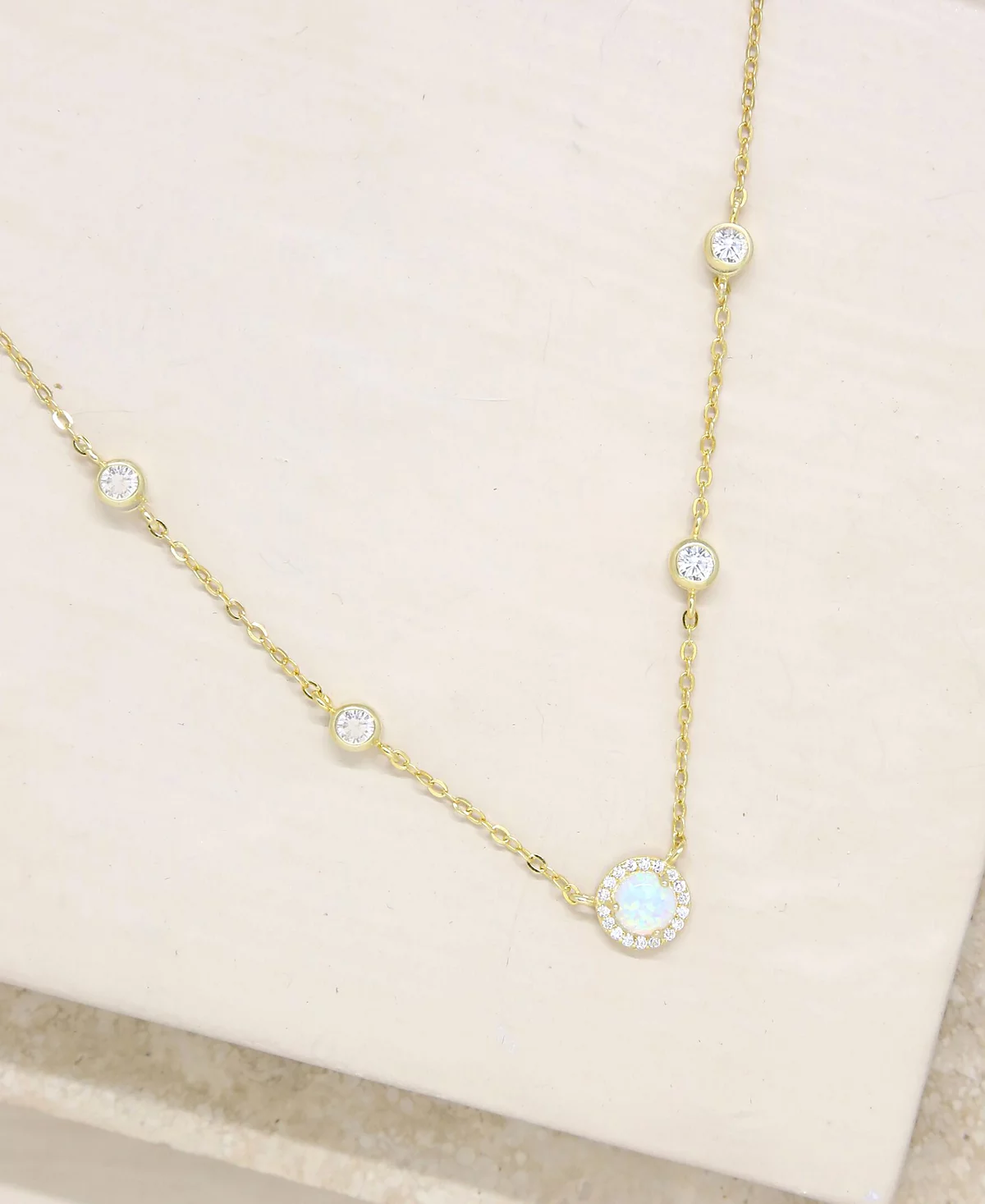 Ожерелье из опала и хрусталя ETTIKA Olivia 9490₽