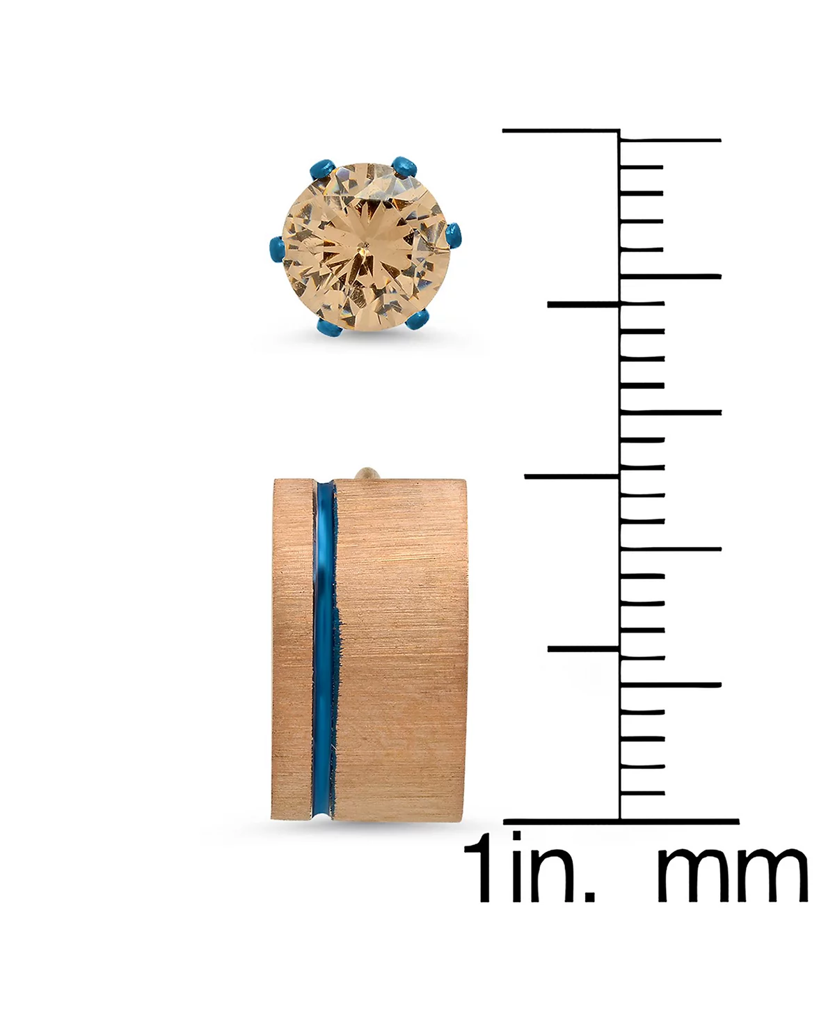 Набор сережек STEELTIME из нержавеющей стали 2 штуки 17090₽