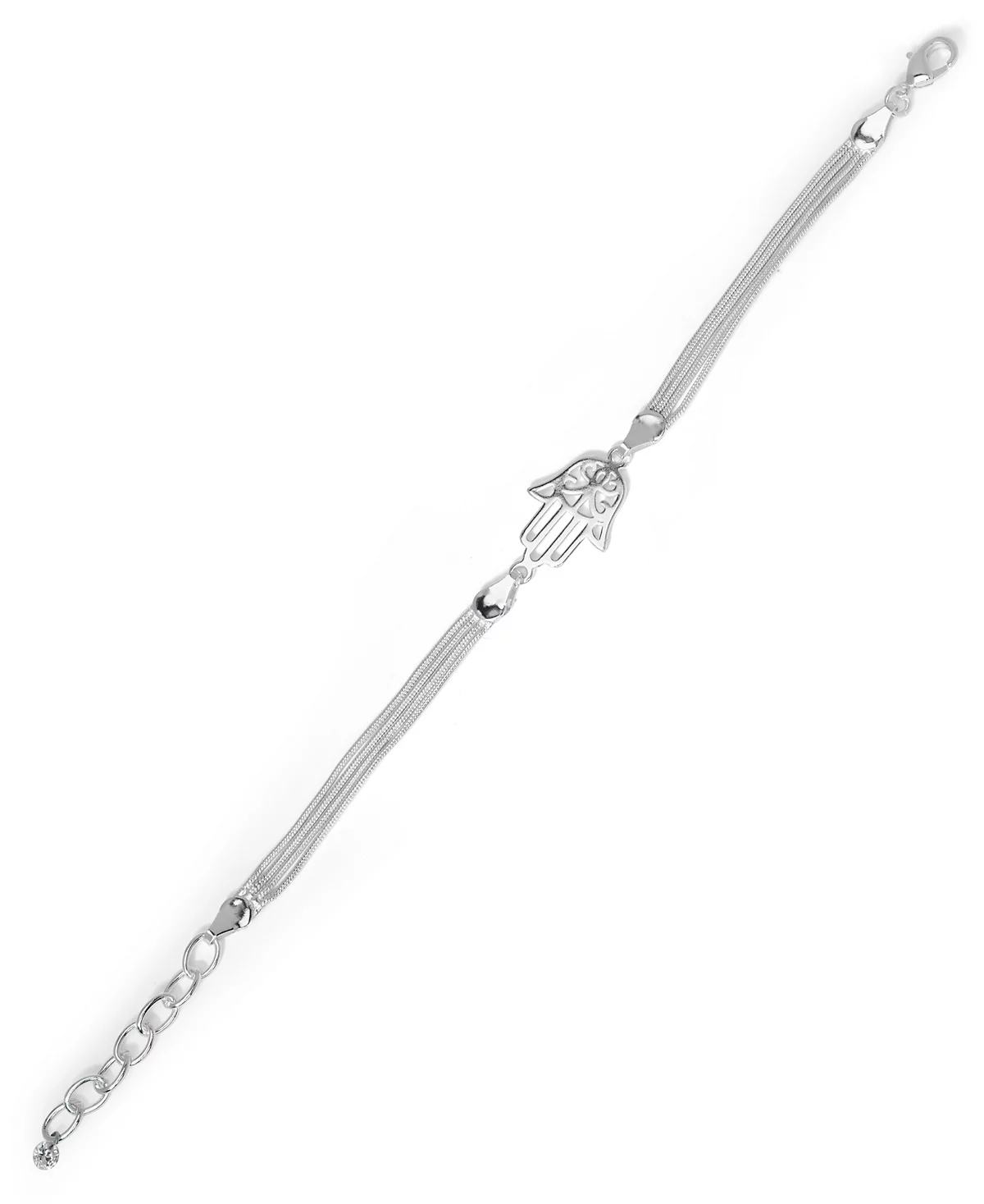 Браслет на руку из серебряной пластины Хамса 11390₽