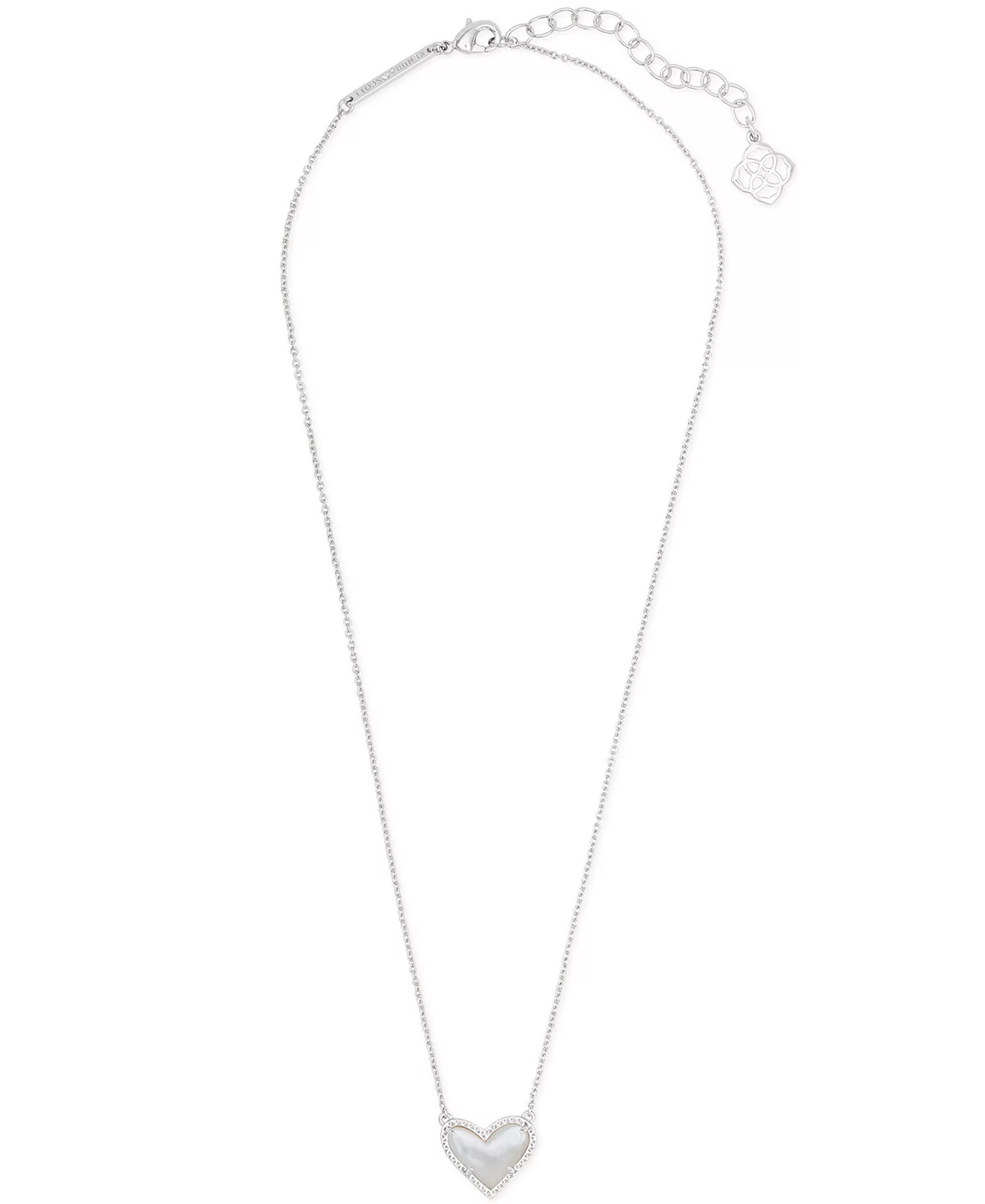 Ожерелье с подвеской в виде сердца Кендры Скотт Ари, покрытое позолотой 14 Карат и натуральным камнем