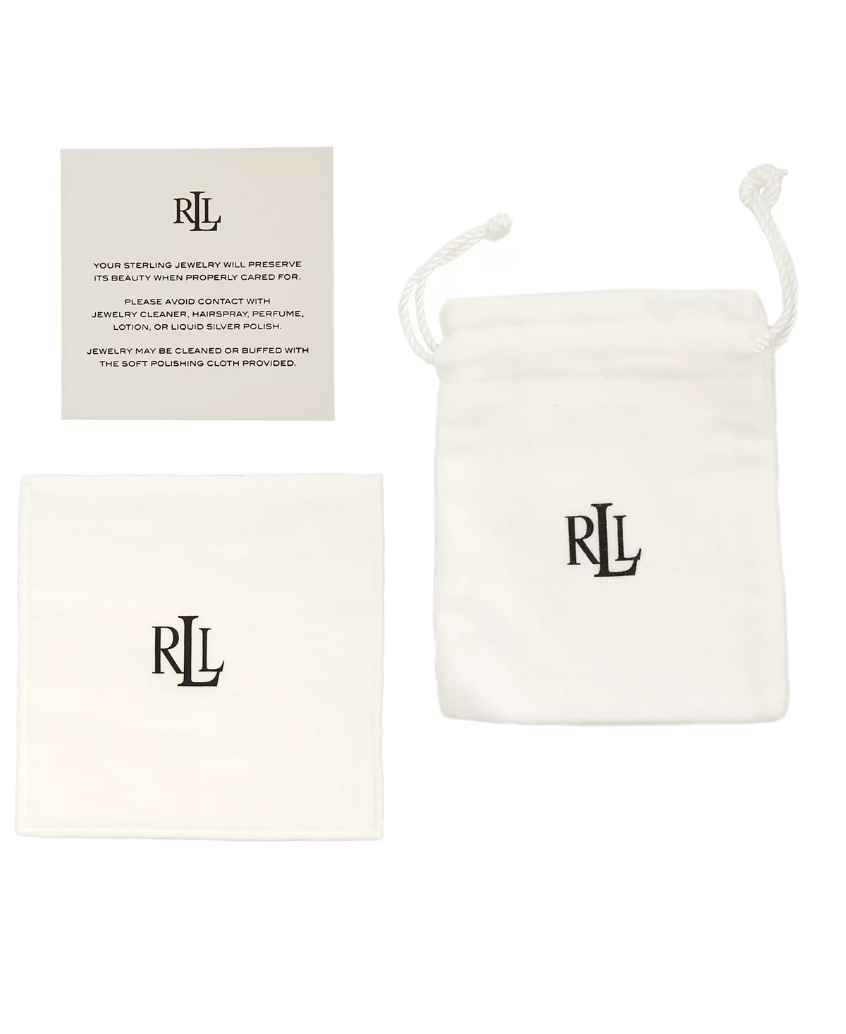 Лорен Ральф Лорен Висячий замок с застежкой из бисера 17-дюймовое массивное ожерелье из чистого серебра 37690₽