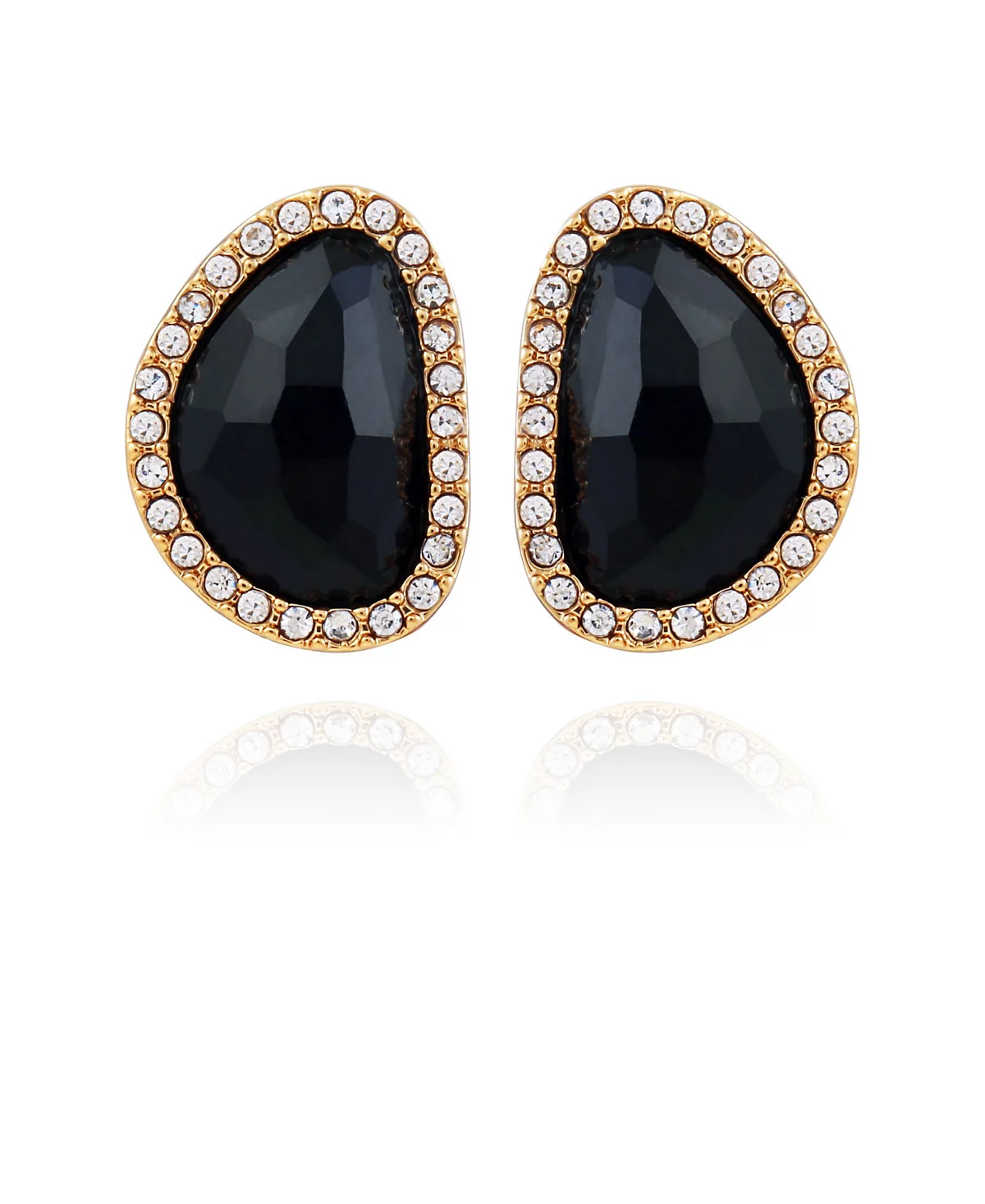 Женская серьга-гвоздик с реактивной пуговицей T Tahari