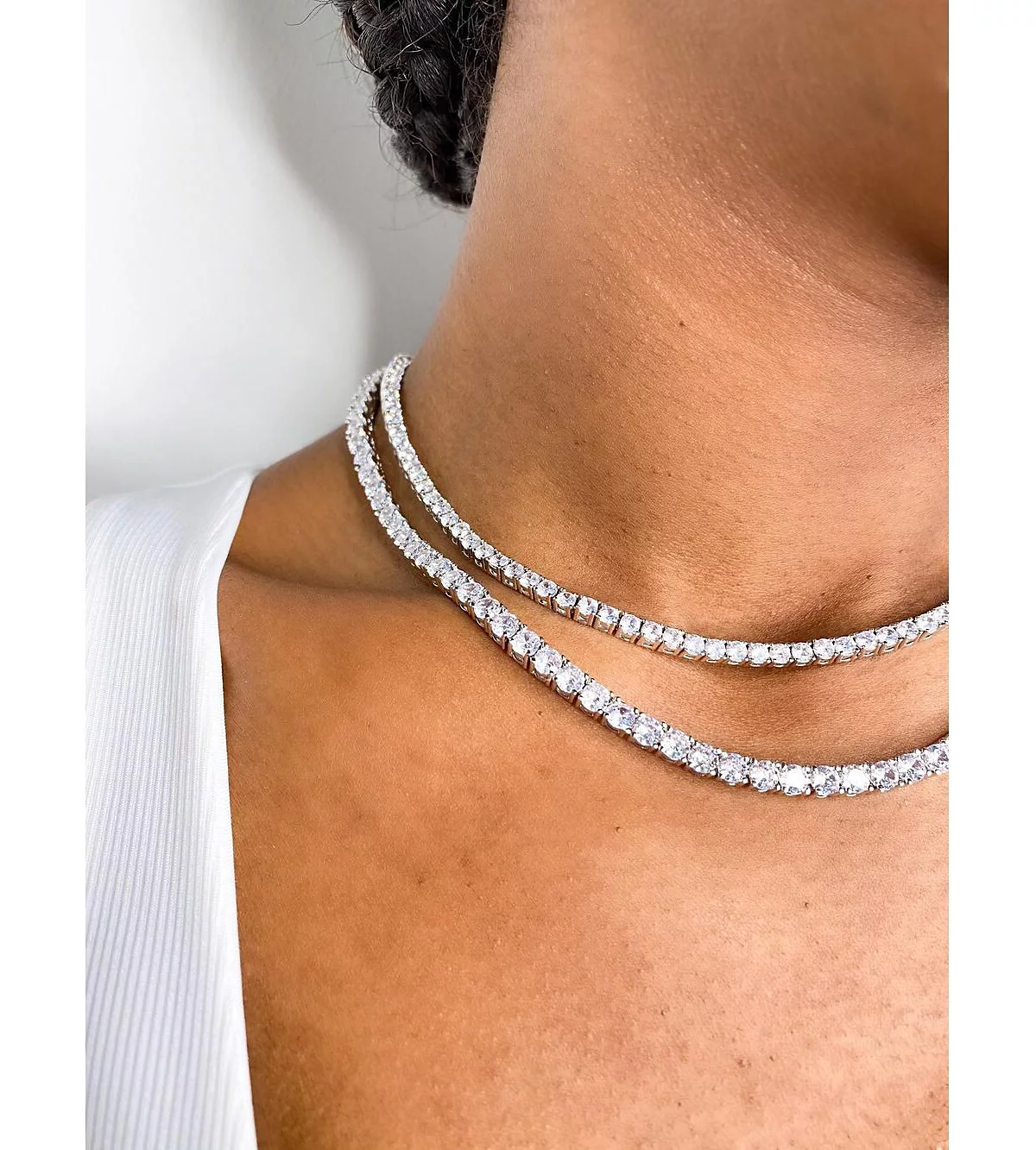 Колье из теннисной коллекции OMA THE LABEL