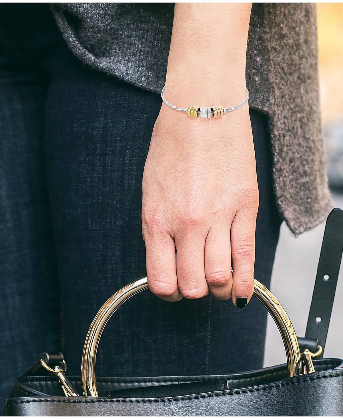 Женский трехцветный браслет Tommy Hilfiger 16190₽