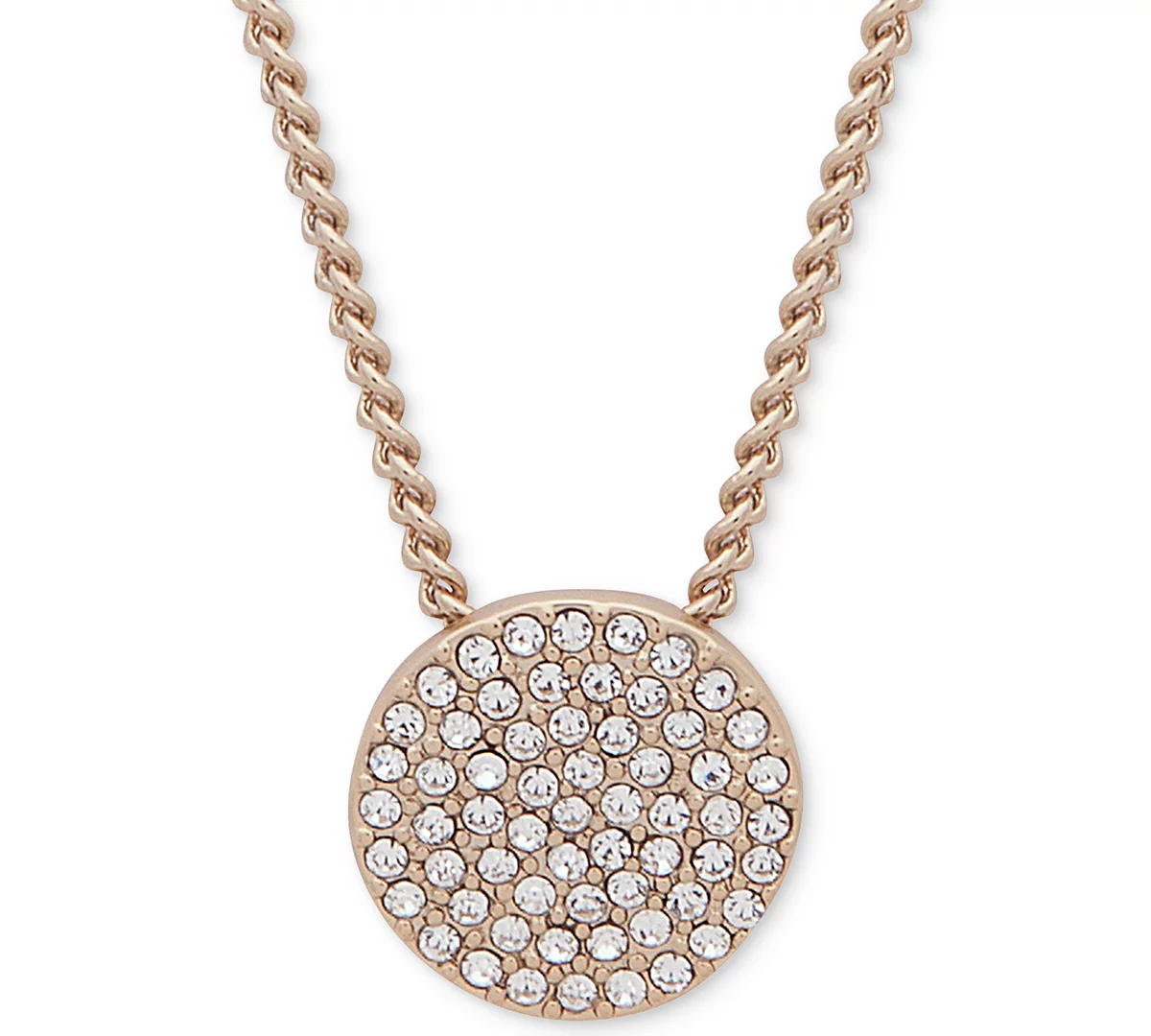 DKNY Хрустальный Кулон Ожерелье Ювелирные изделия отделяют Друг от друга 6690₽