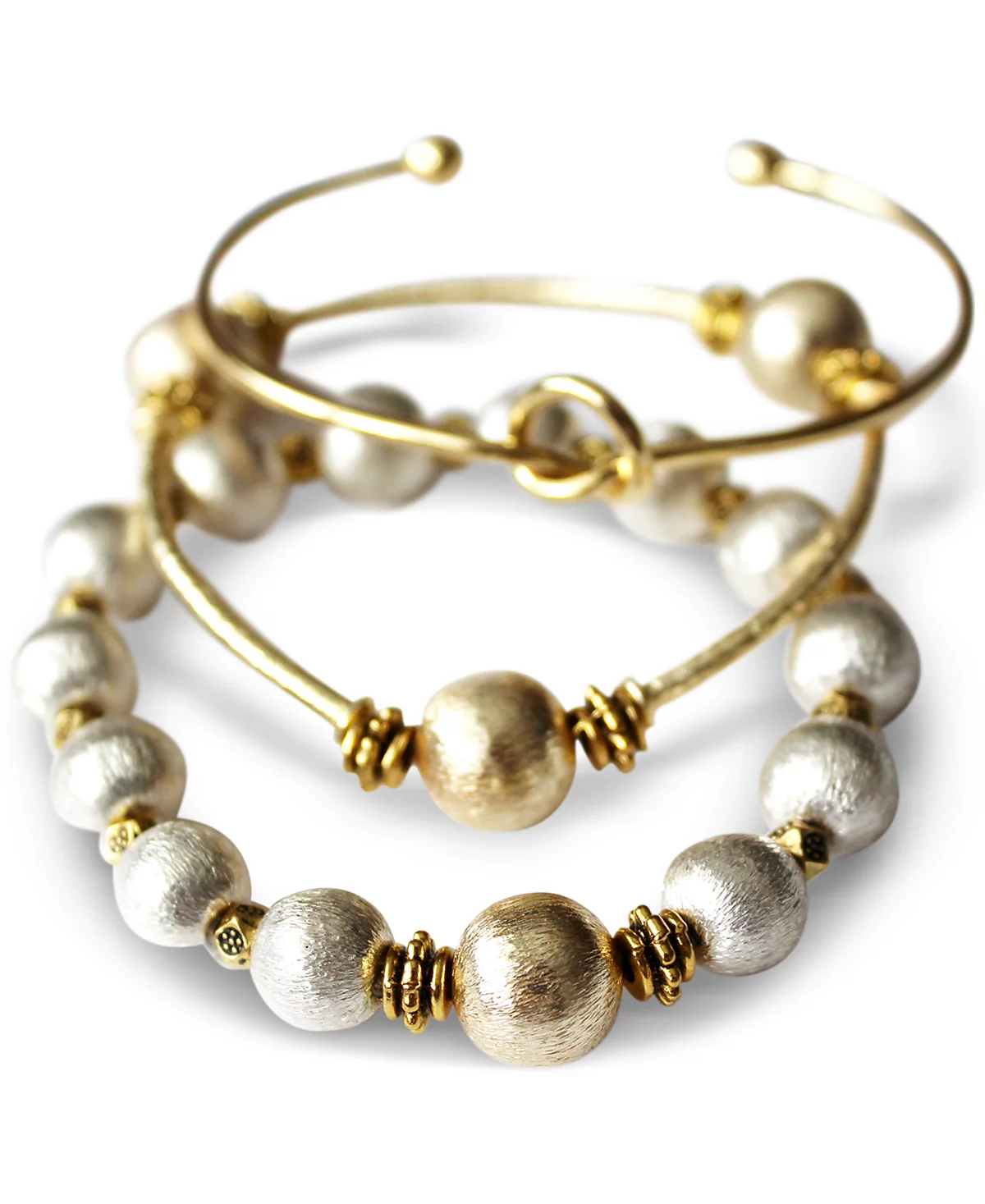 Michael Gabriel Designs - 3 шт. Набор хрустальных браслетов и эластичных браслетов-стретч