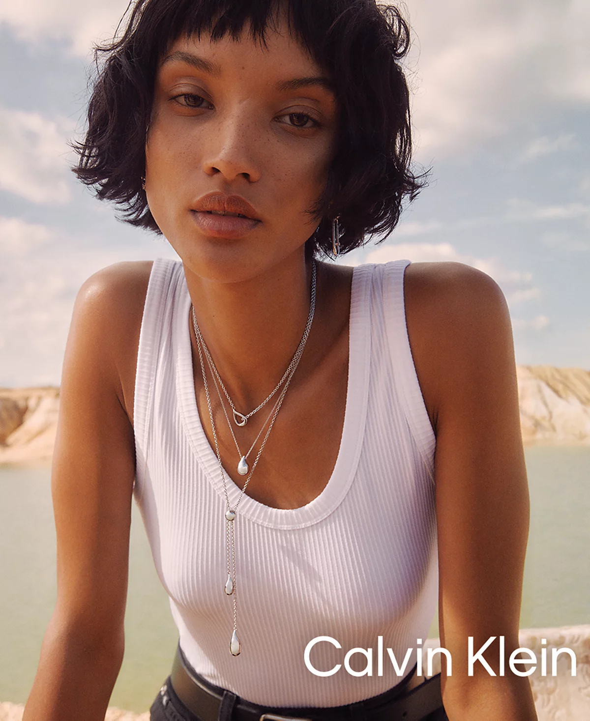 Женское ожерелье из нержавеющей стали Calvin Klein