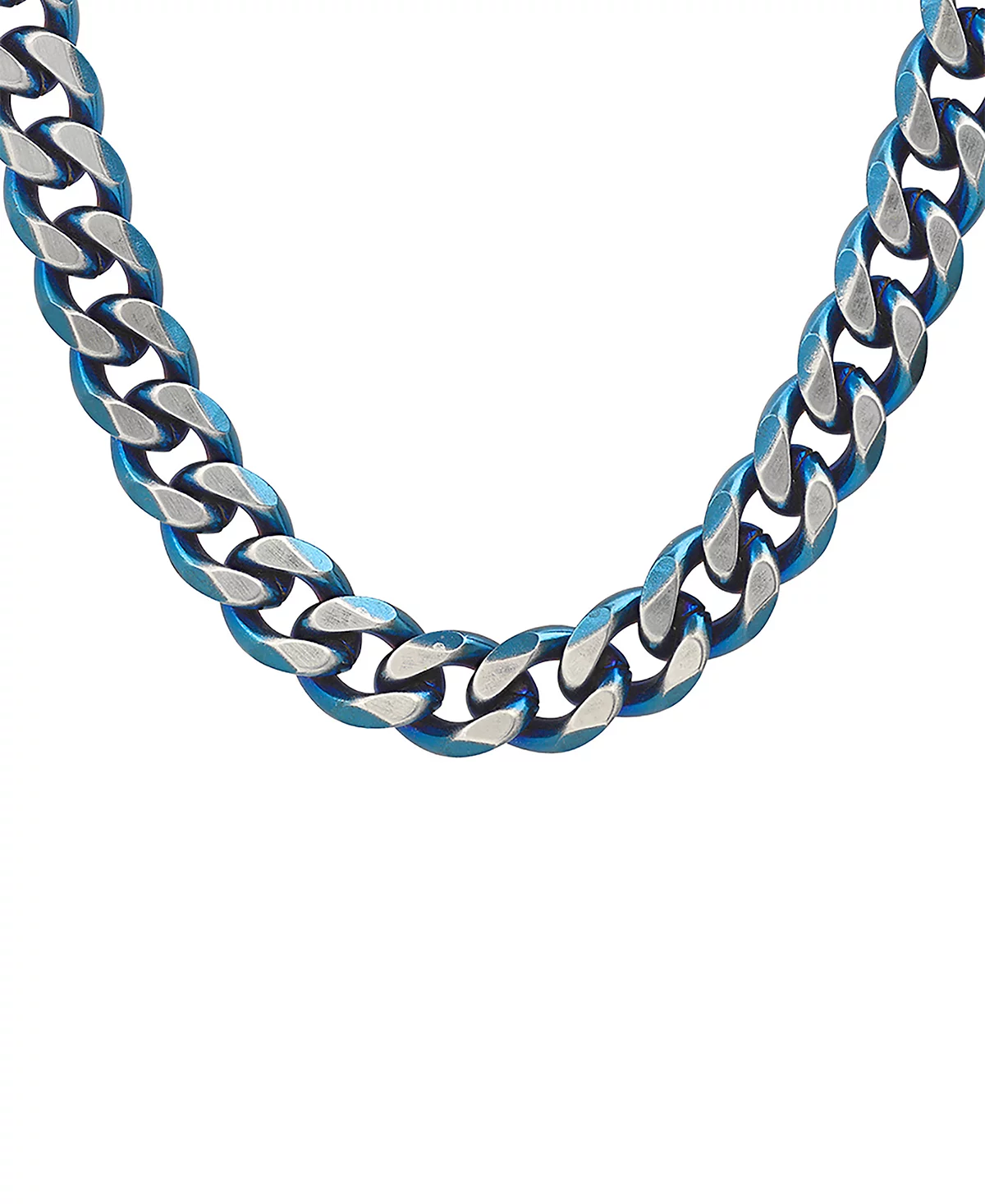 Мужское ожерелье STEELTIME с ионным покрытием из нержавеющей стали кубинское колье-цепочка 18990₽