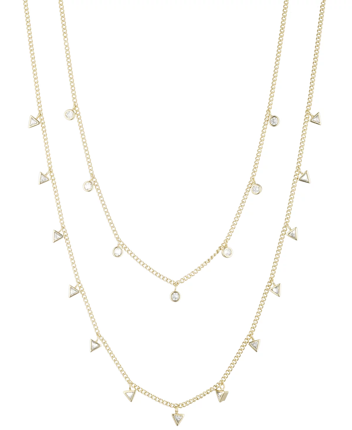 ЮВЕЛИРНЫЕ ИЗДЕЛИЯ BONHEUR Многожильное хрустальное ожерелье Marguerite