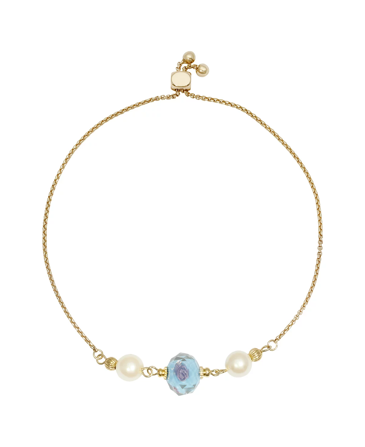 Браслет из хрусталя и искусственного жемчуга 2028 года выпуска