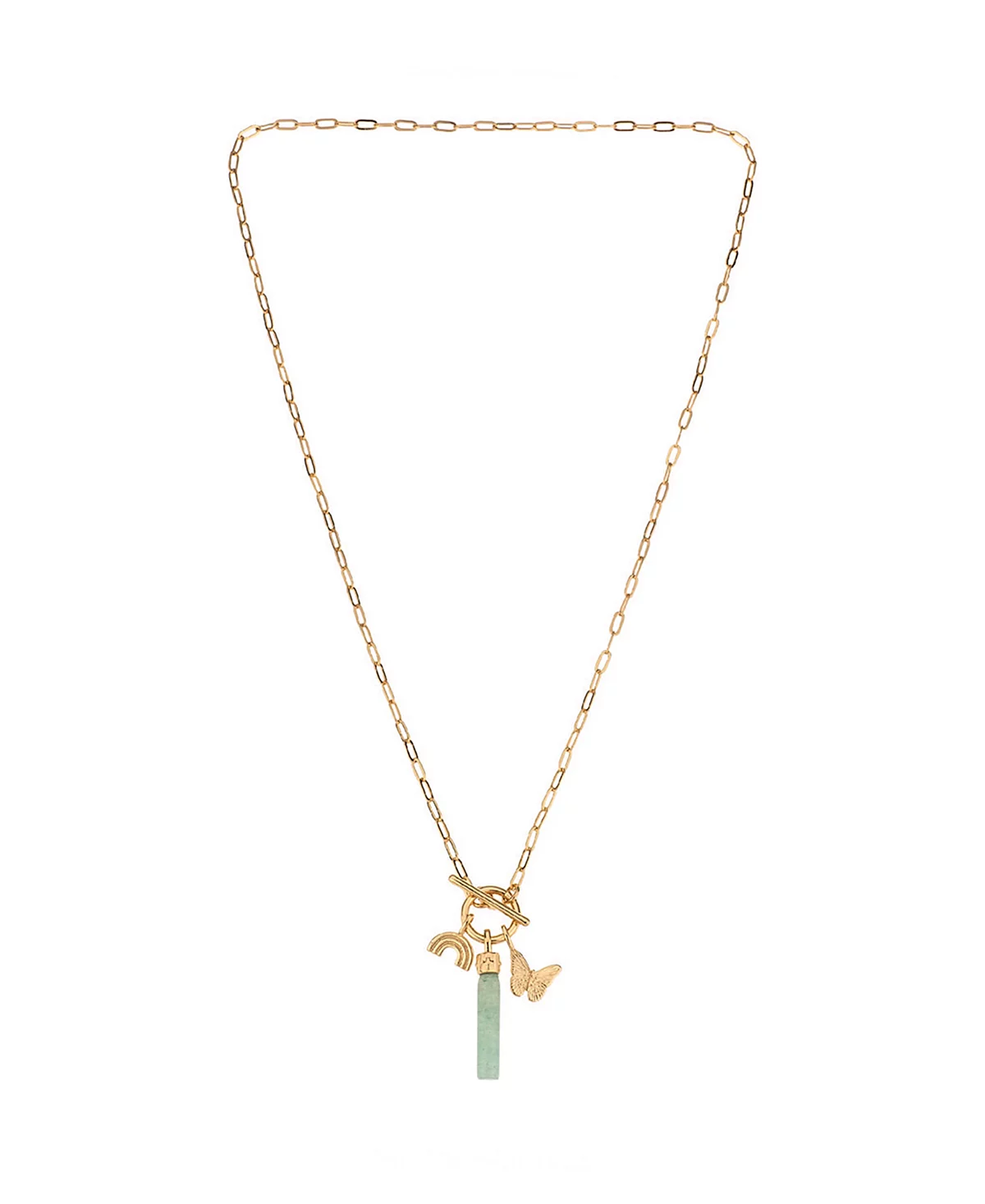 Ожерелье-шарм с подвеской из заряженного камня