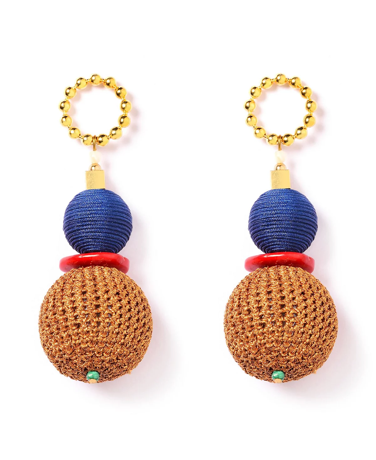 Висячие серьги Nectar Nectar New York с лесным орехом 25490₽