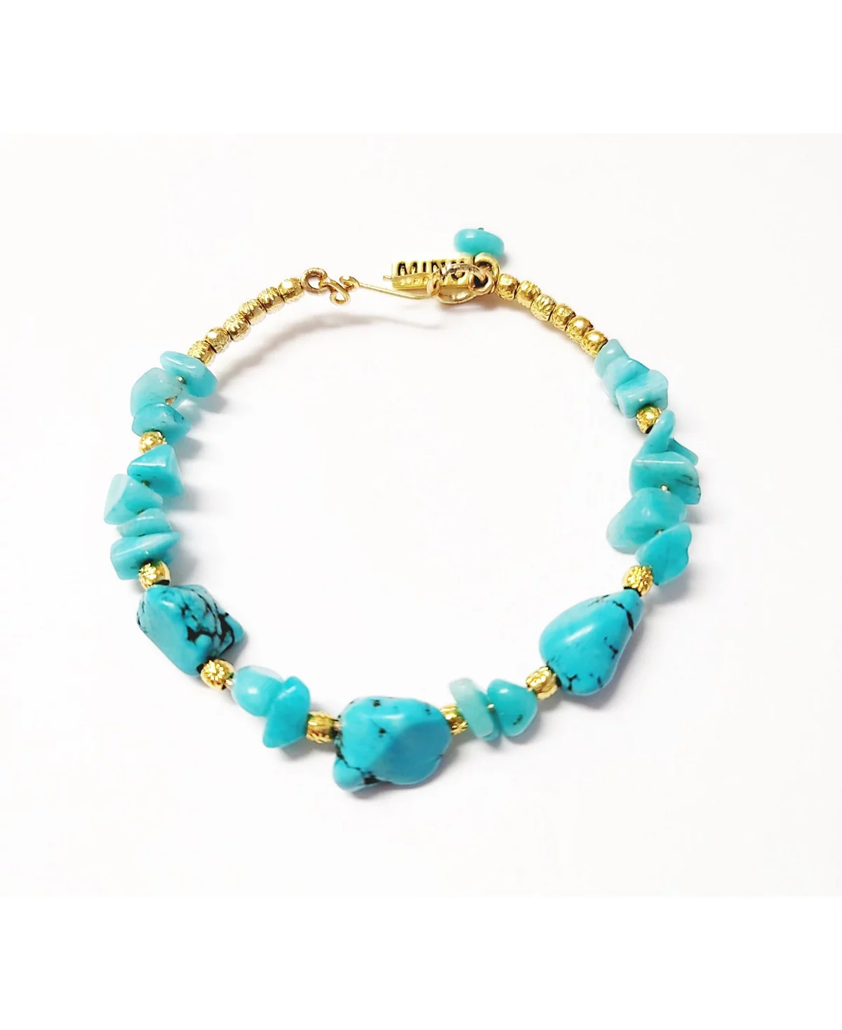 Женский браслет Asiris с бирюзой и амазонитом