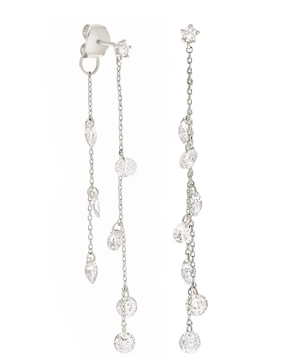 Серьги в виде капель росы для девушек-экипажей