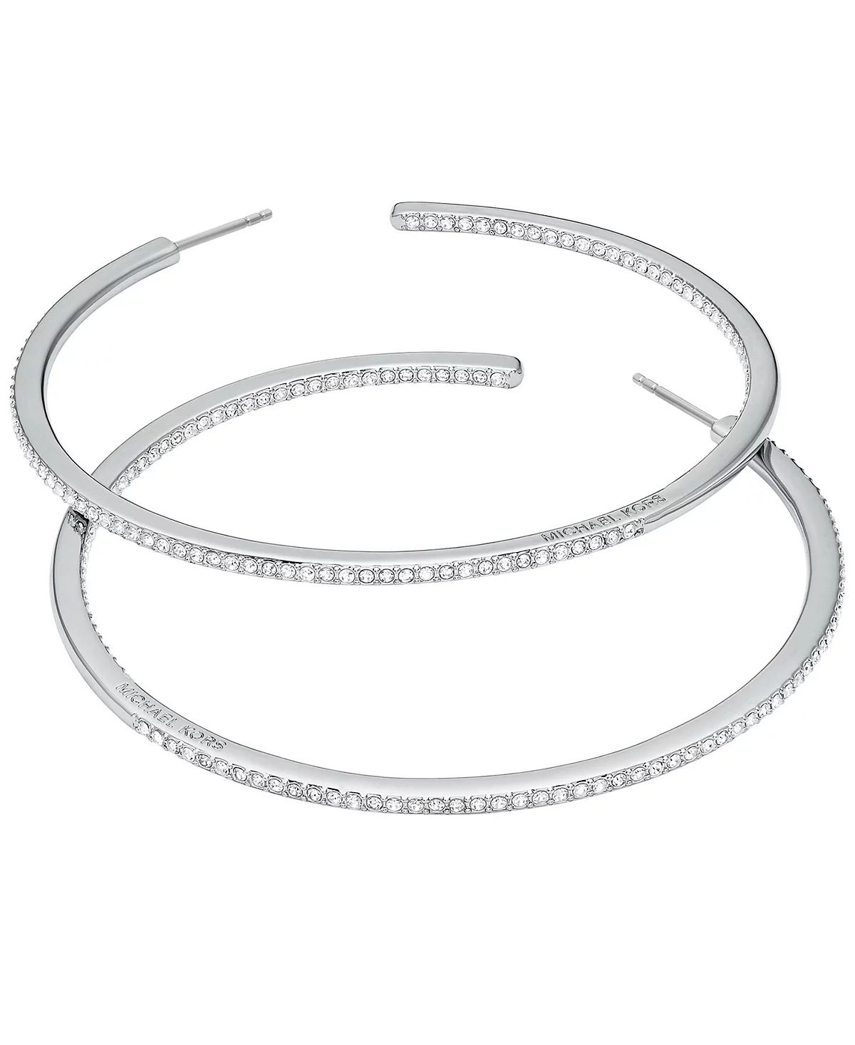 Серьги-кольца с покрытием Michael Kors Inside Outside 28590₽