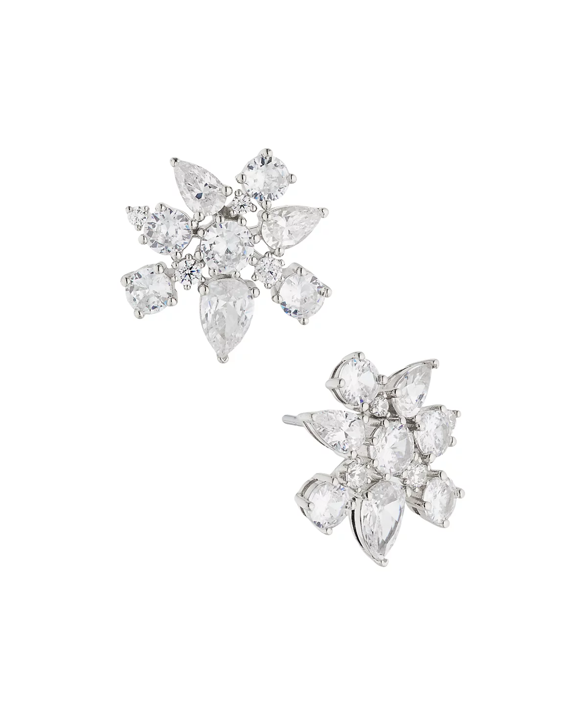 Серьга-гвоздик Eliot Danori с кластером кубического циркония 10490₽