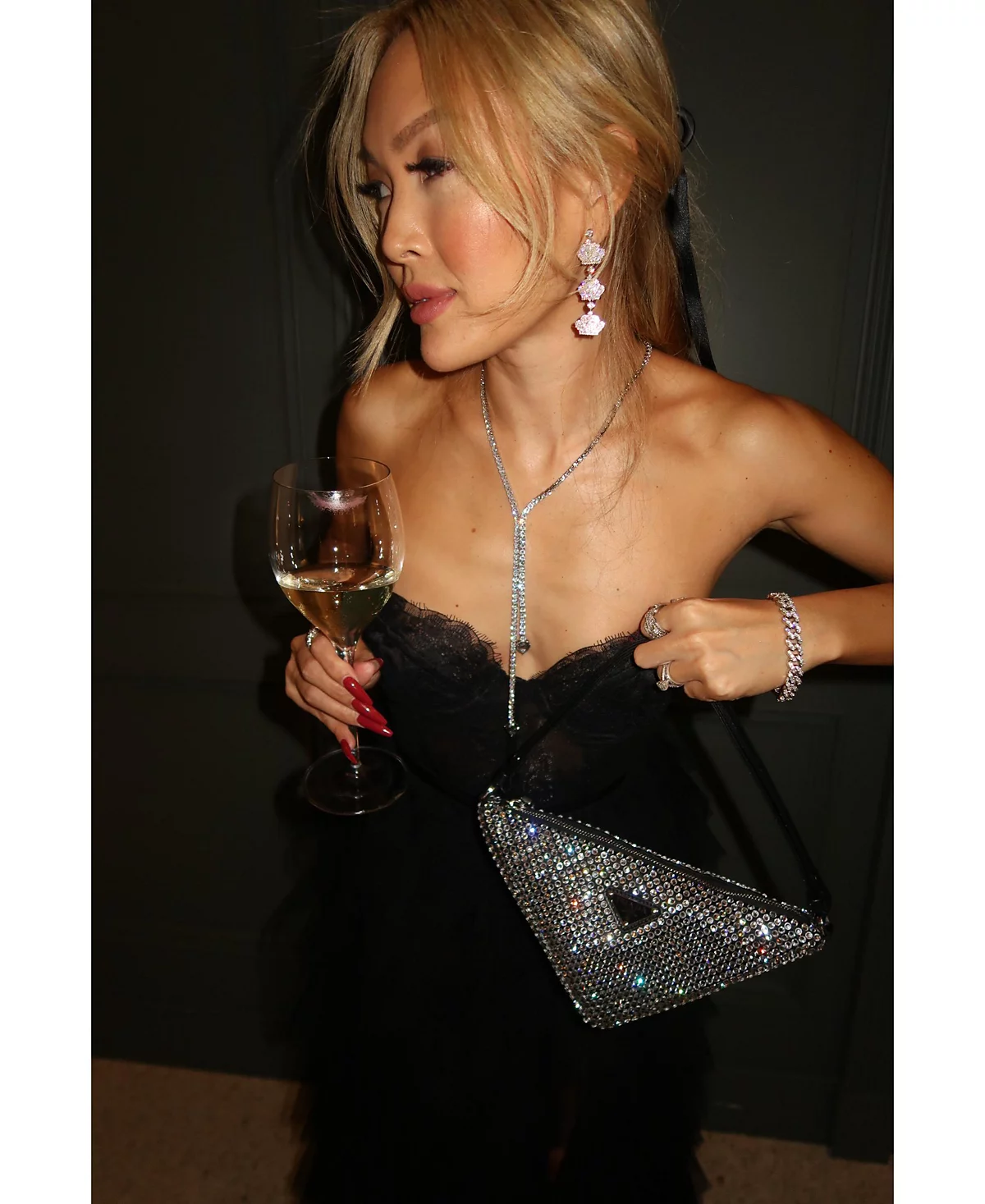 Латунное ожерелье-лариат Heymaeve из латуни с платиновым покрытием 18 карат