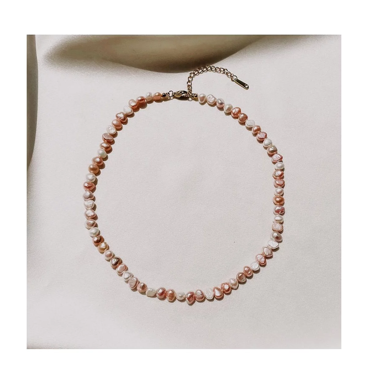 Эффектное ожерелье из пресноводного жемчуга Heymaeve