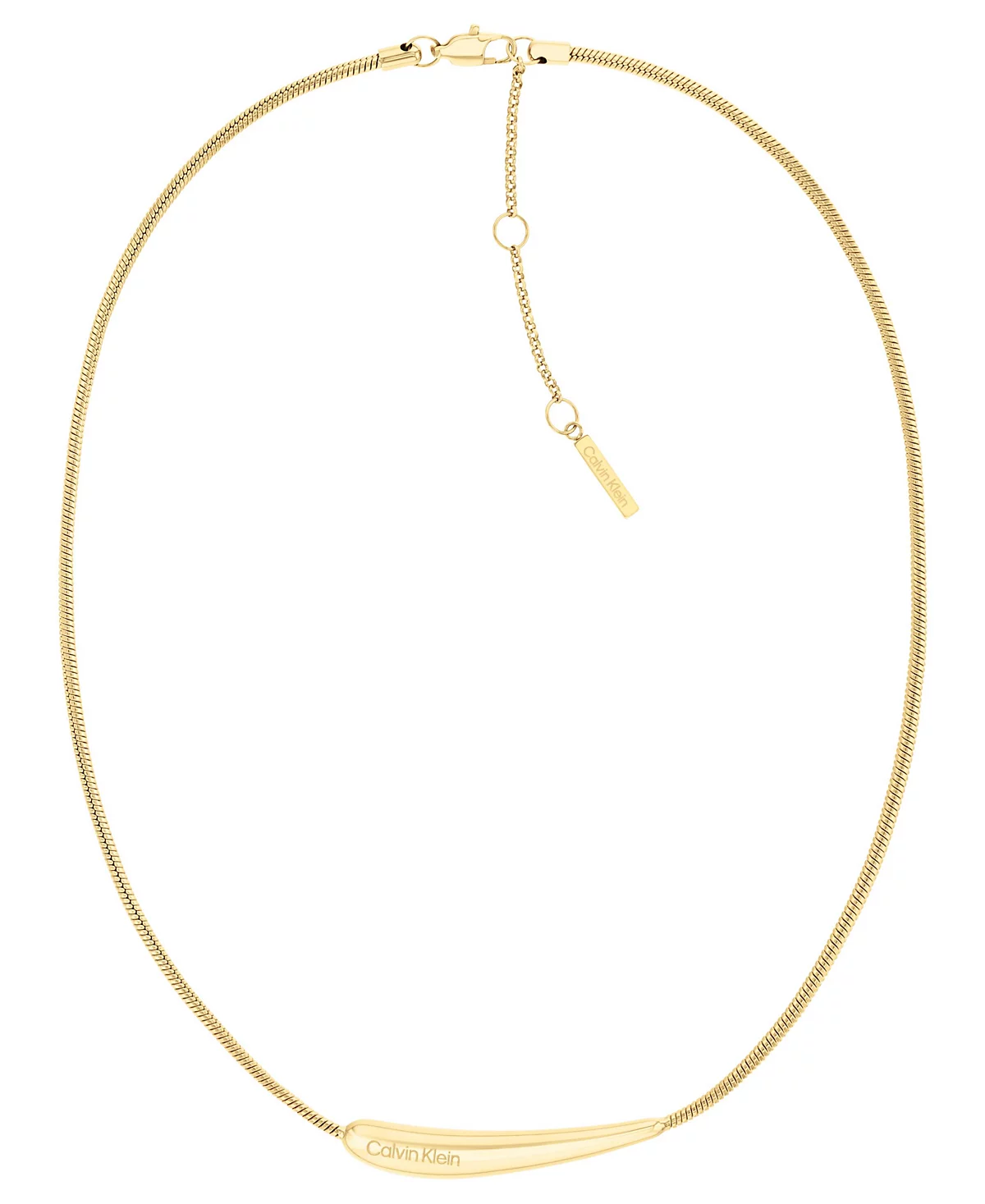 Колье в форме капли Calvin Klein Linear